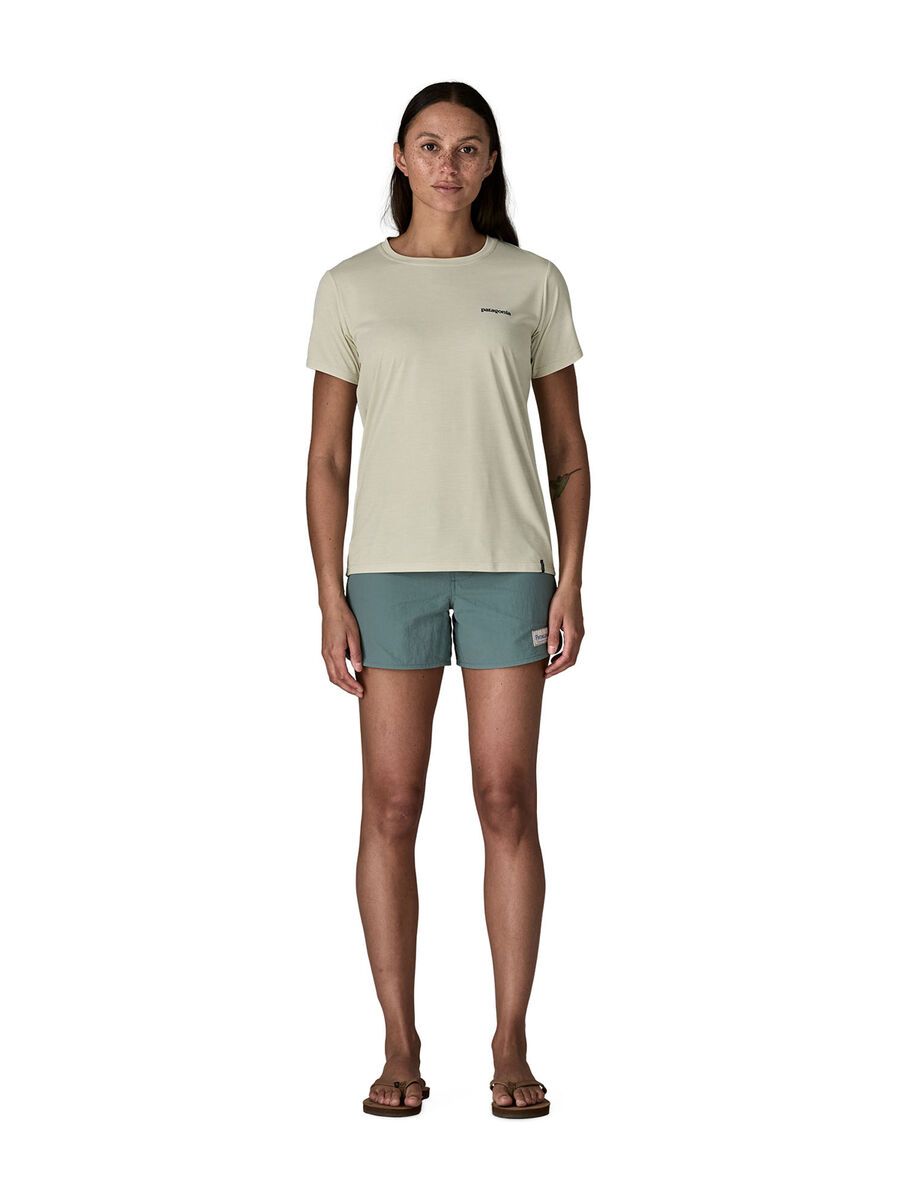Patagonia Women's Capilene Cool Daily Shirt - Boardshort Logo, dyno white - Bild 6