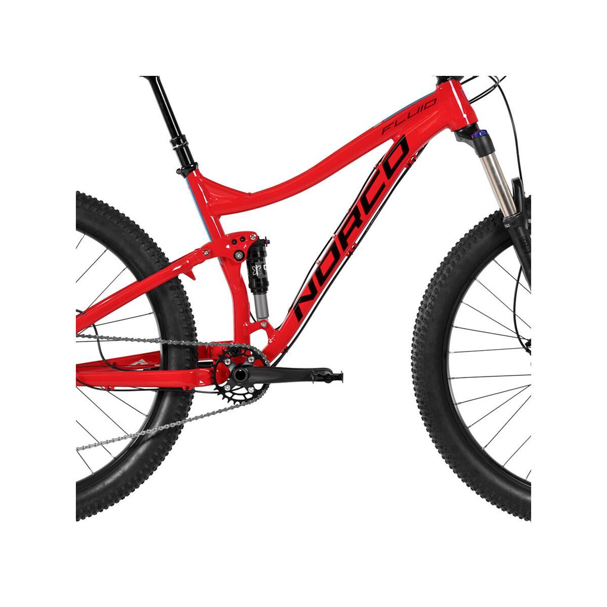Norco Fluid FS+ 7.2, red/black - Bild 3