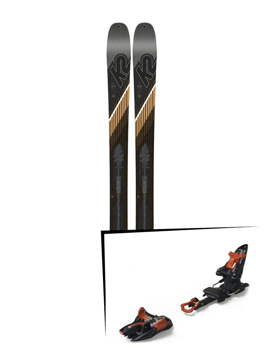 Set: K2 SKI Wayback 96 2019 + Marker Kingpin 10 black/copper - Bild 1