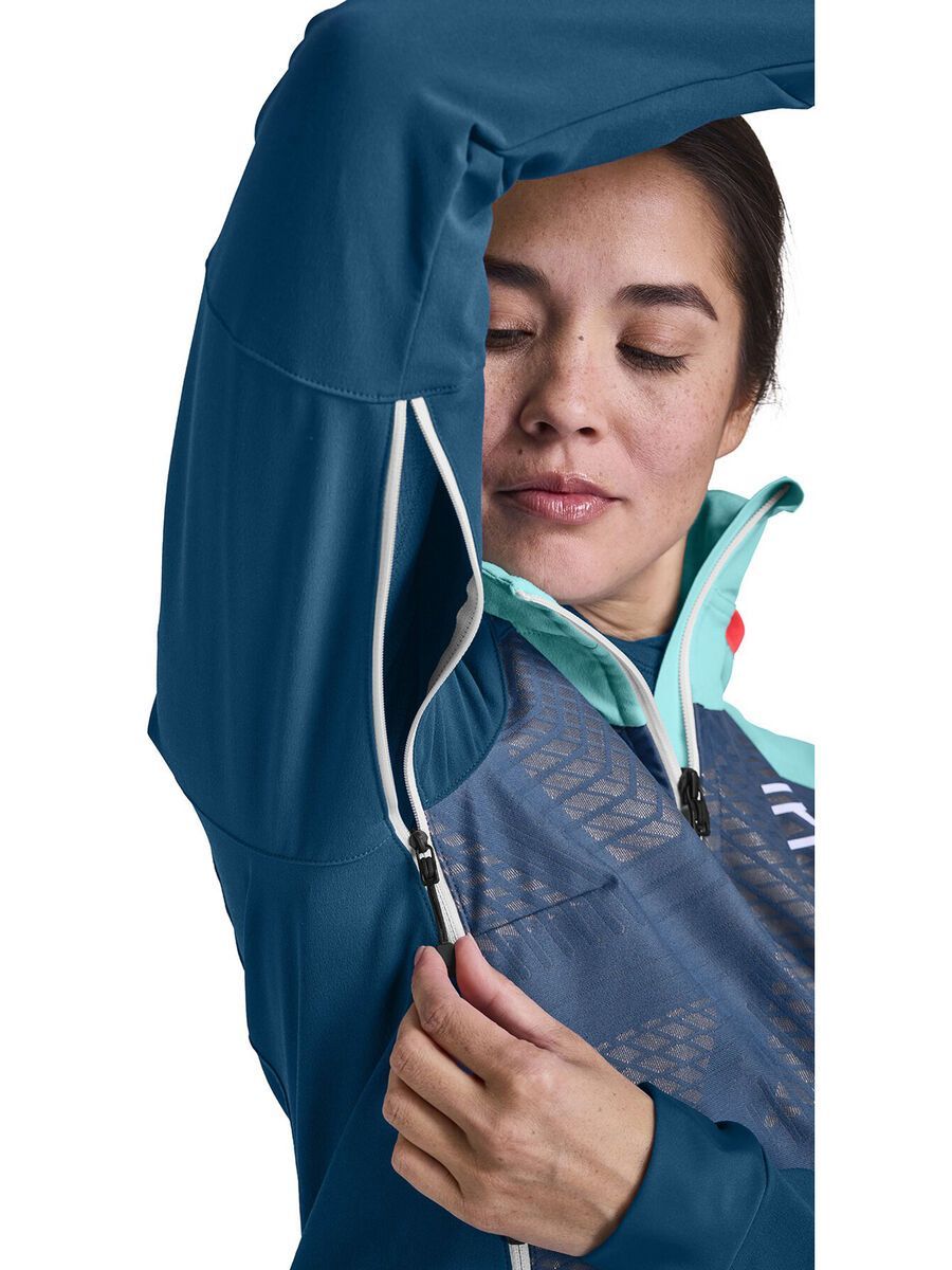 Ortovox Merino Naturtec Light Col Becchei Jacket W, glacier grey - Bild 4