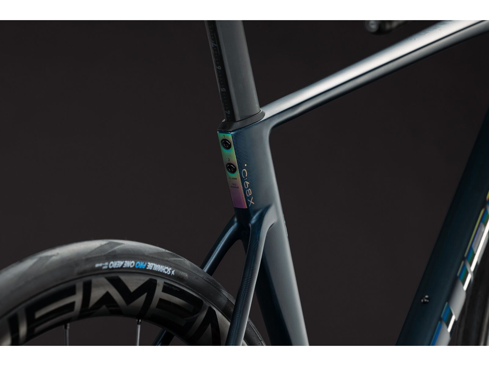Cube Litening Air C:68X SLX, liquidblue´n´crisscross - Bild 4