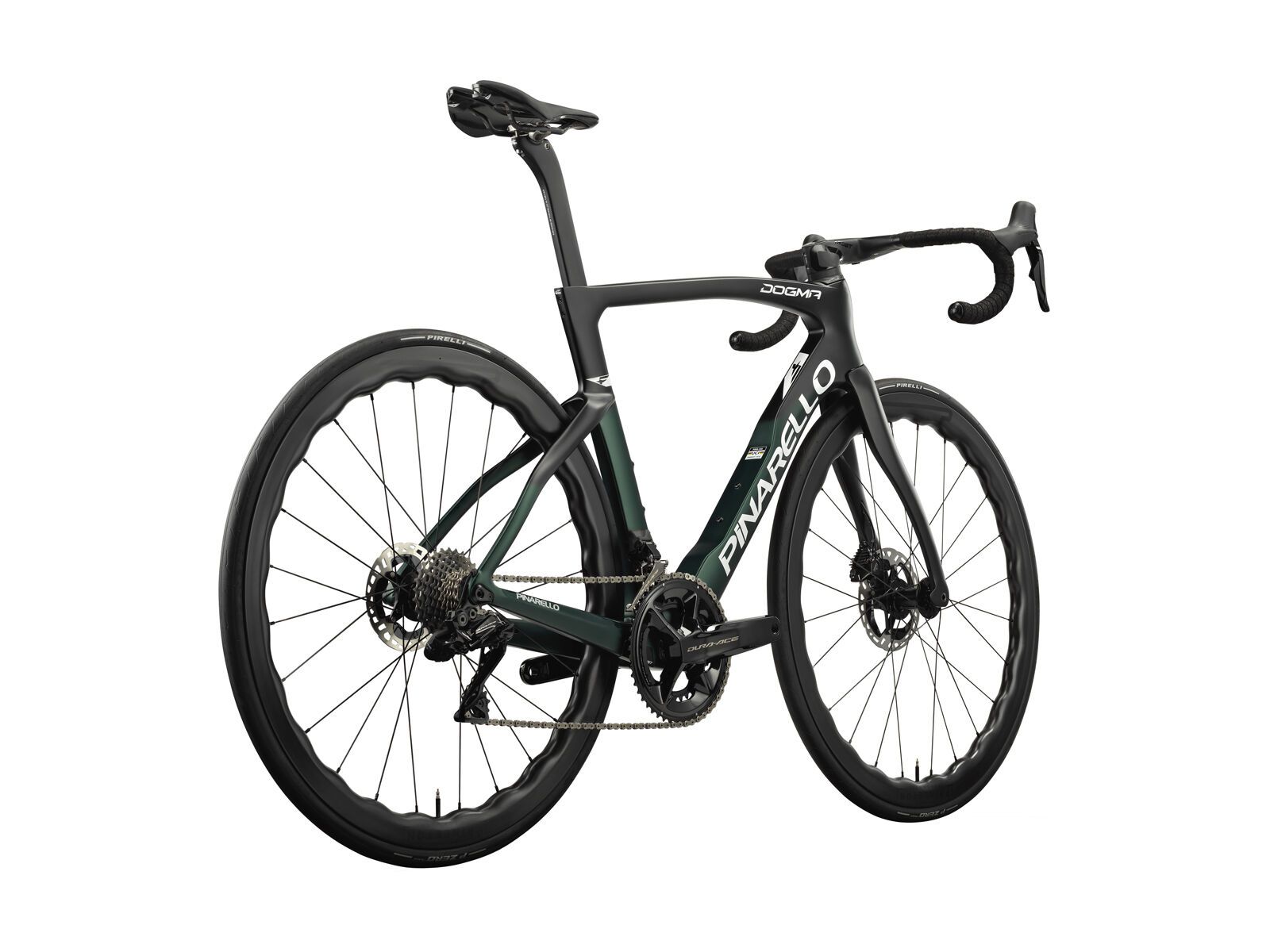 Pinarello Dogma F Dura Ace Di2 2x12 DB / Vision Metron 45 SL DB SH11, racing green - Bild 3