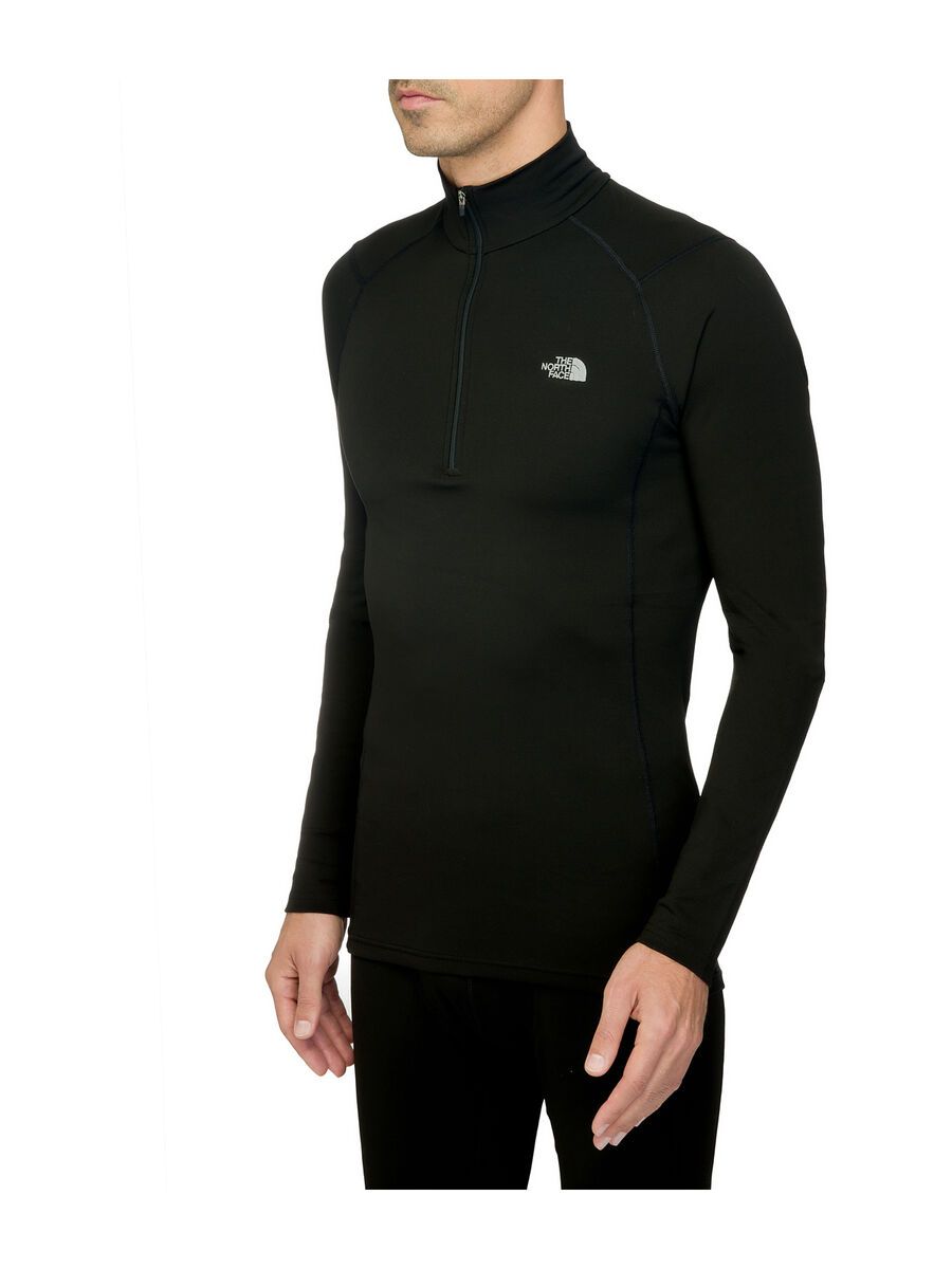 The North Face Mens Warm LS Zip Neck, TNF Black - Bild 2