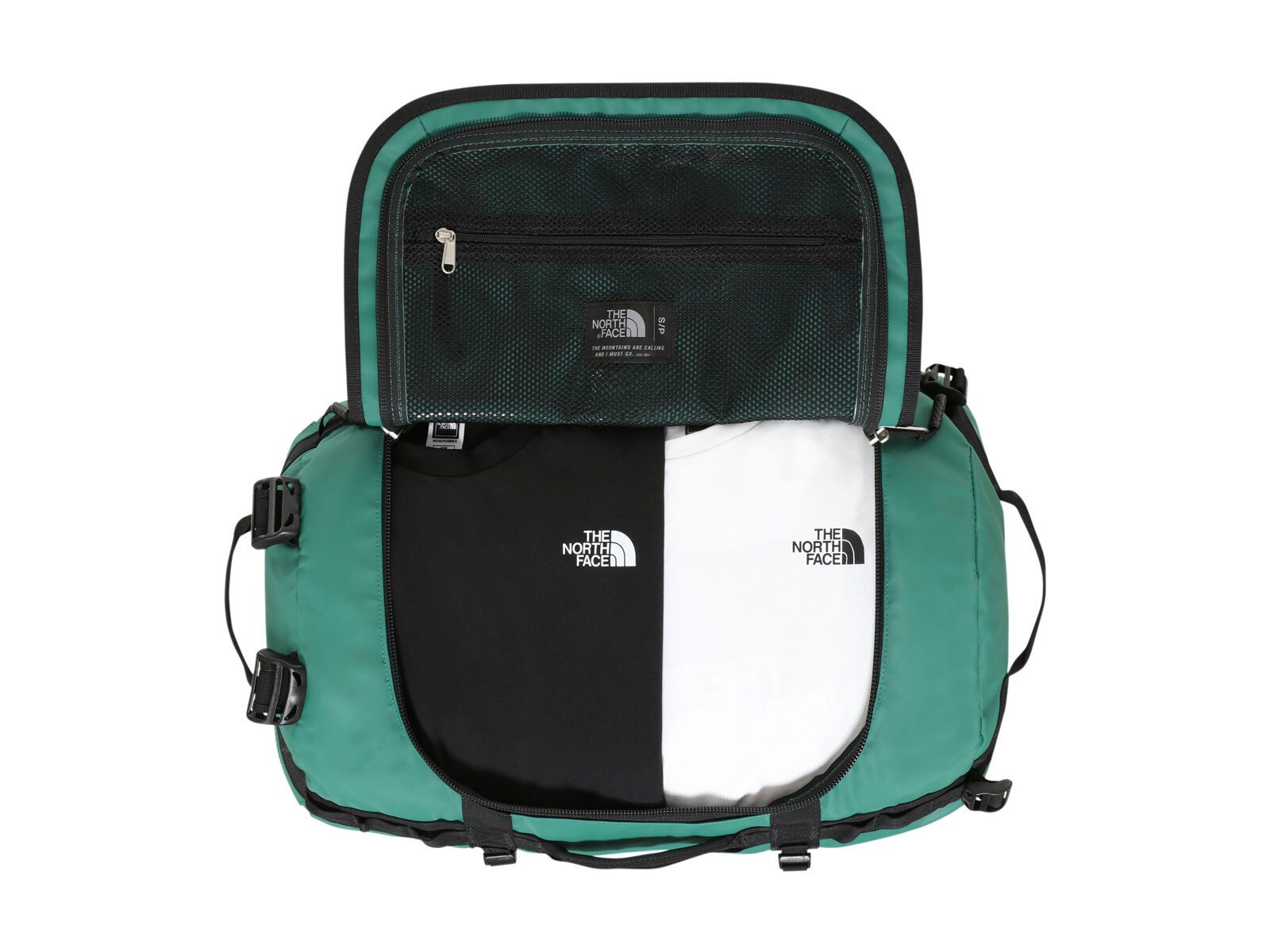 The North Face Base Camp Duffel - Small, evergreen/tnf black - Bild 3