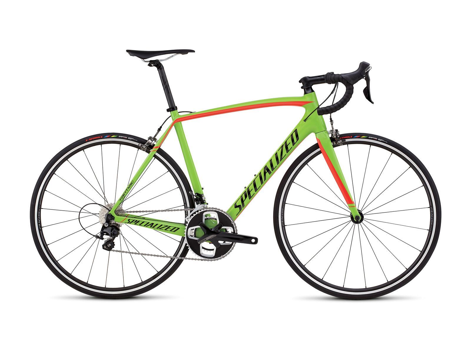 Specialized Tarmac Sport, gloss monster green/rocket red/tarmac black - Bild 1