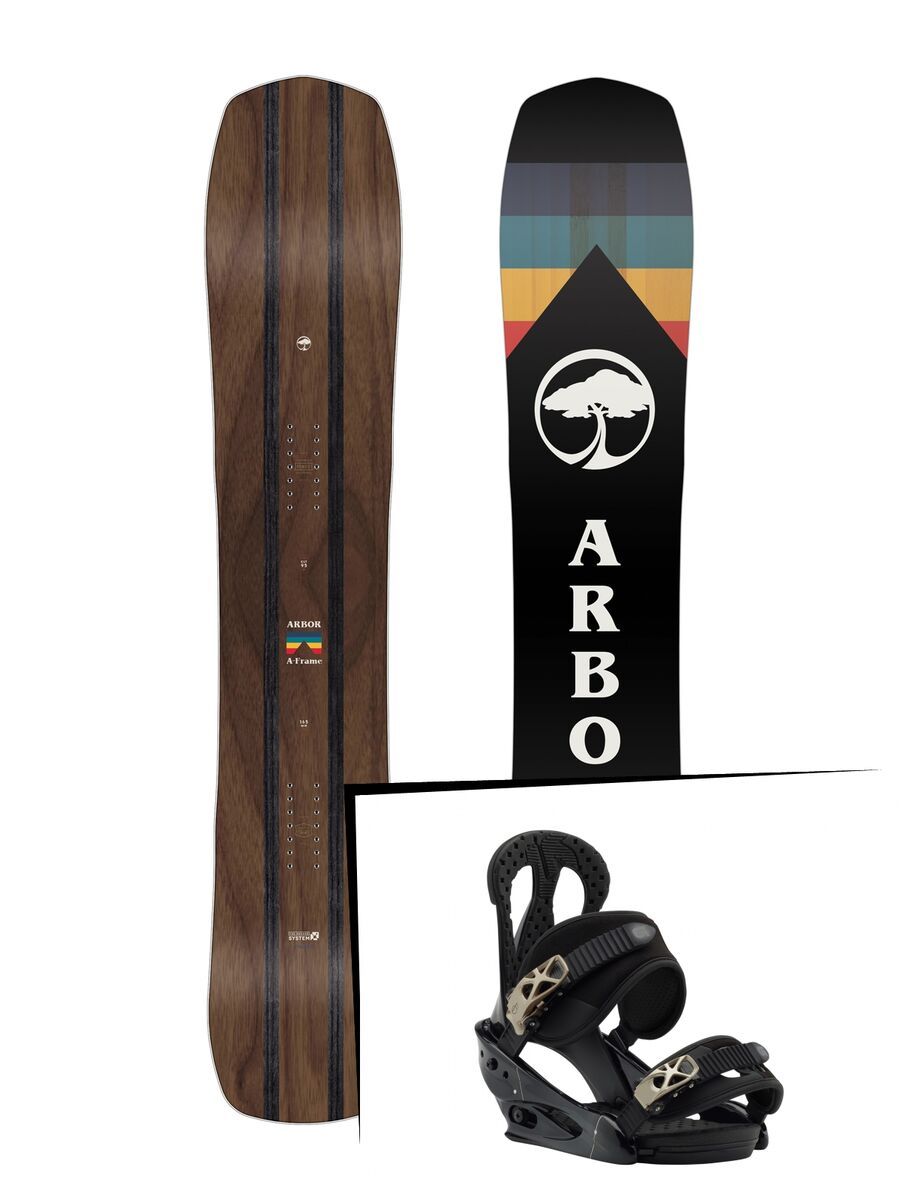 Set: Arbor A-Frame 2019 + Burton Citizen black - Bild 1