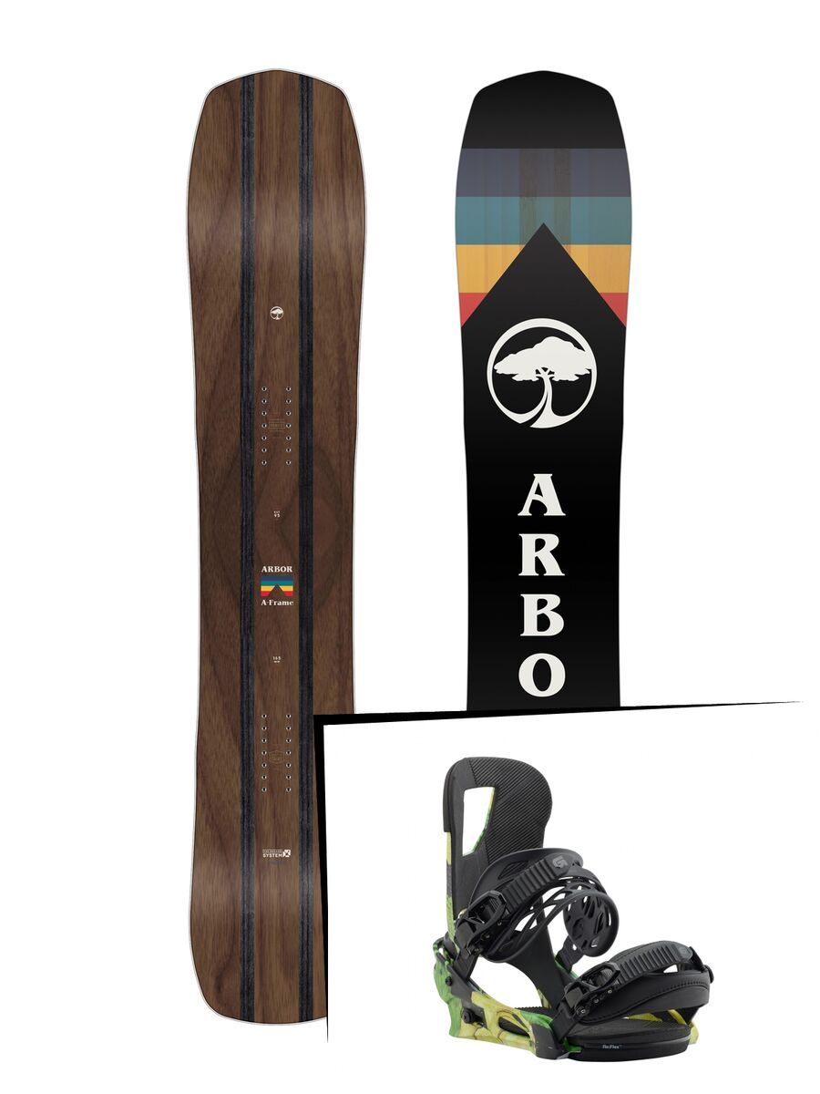 Set: Arbor A-Frame 2019 + Burton Cartel tommy bananas - Bild 1