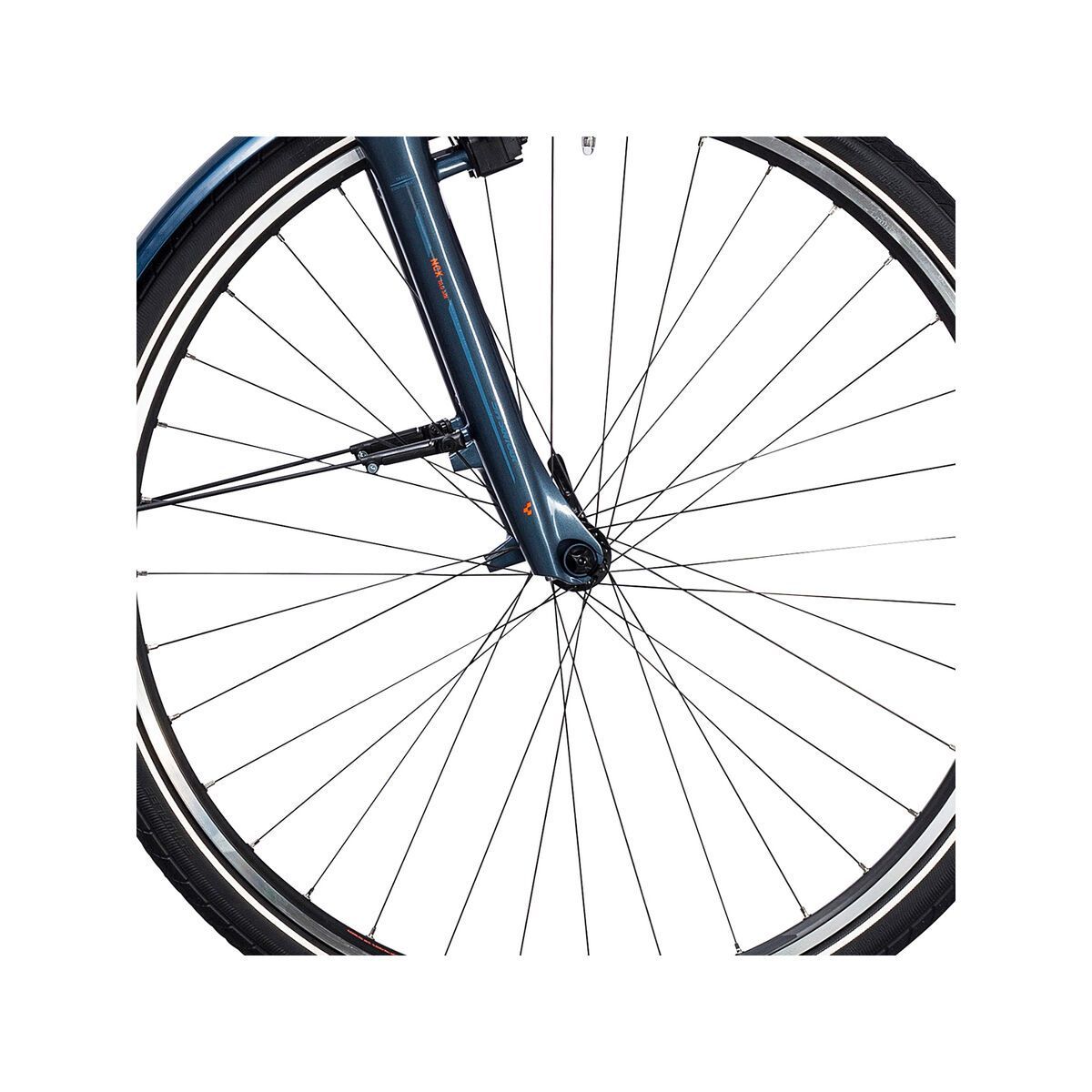 Cube Travel Hybrid Pro 400 Trapeze, smoky blue´n´flashorange - Bild 2