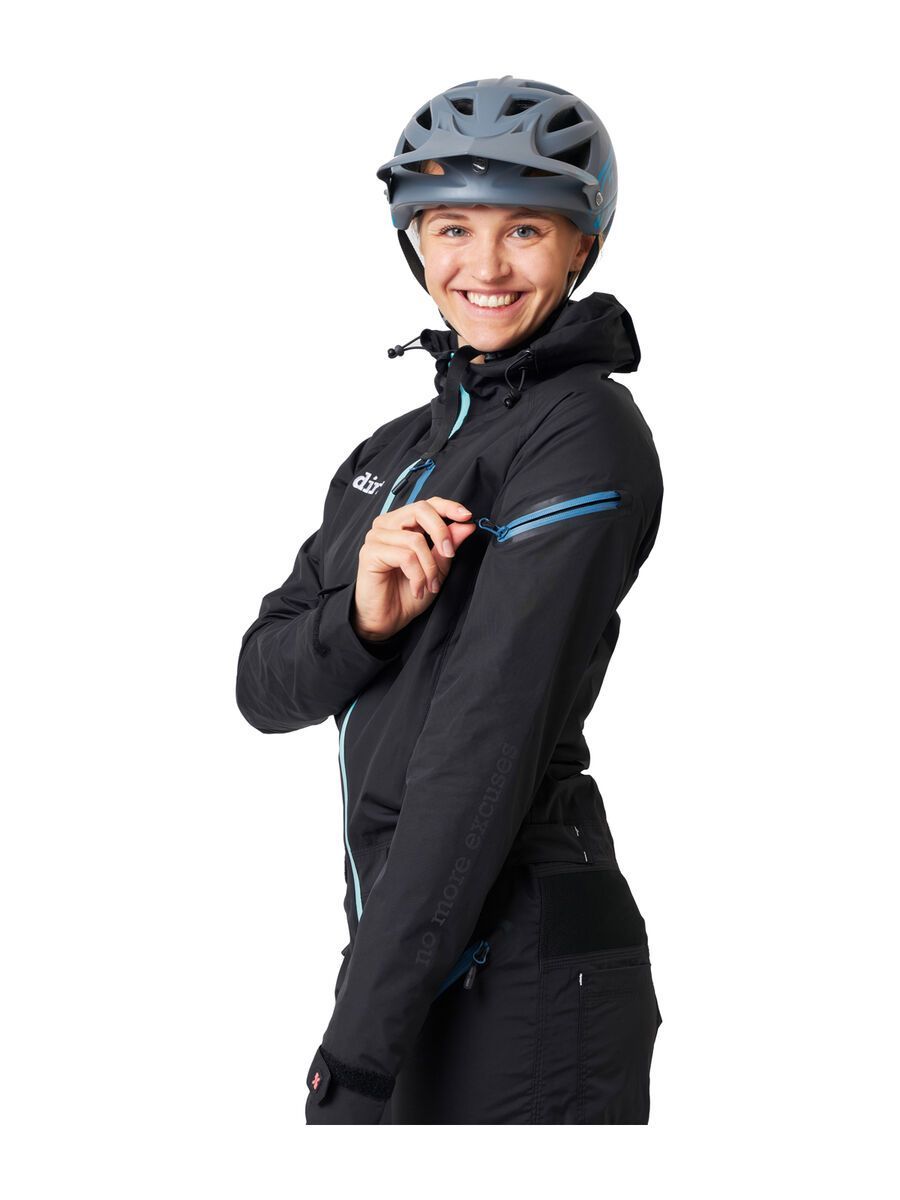 dirtlej DirtSuit Pro Edition Ladies Cut, black/mint - Bild 3