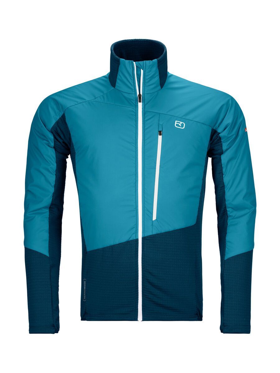 Ortovox Westalpen Swisswool Hybrid Jacket M, mountain blue - Bild 1