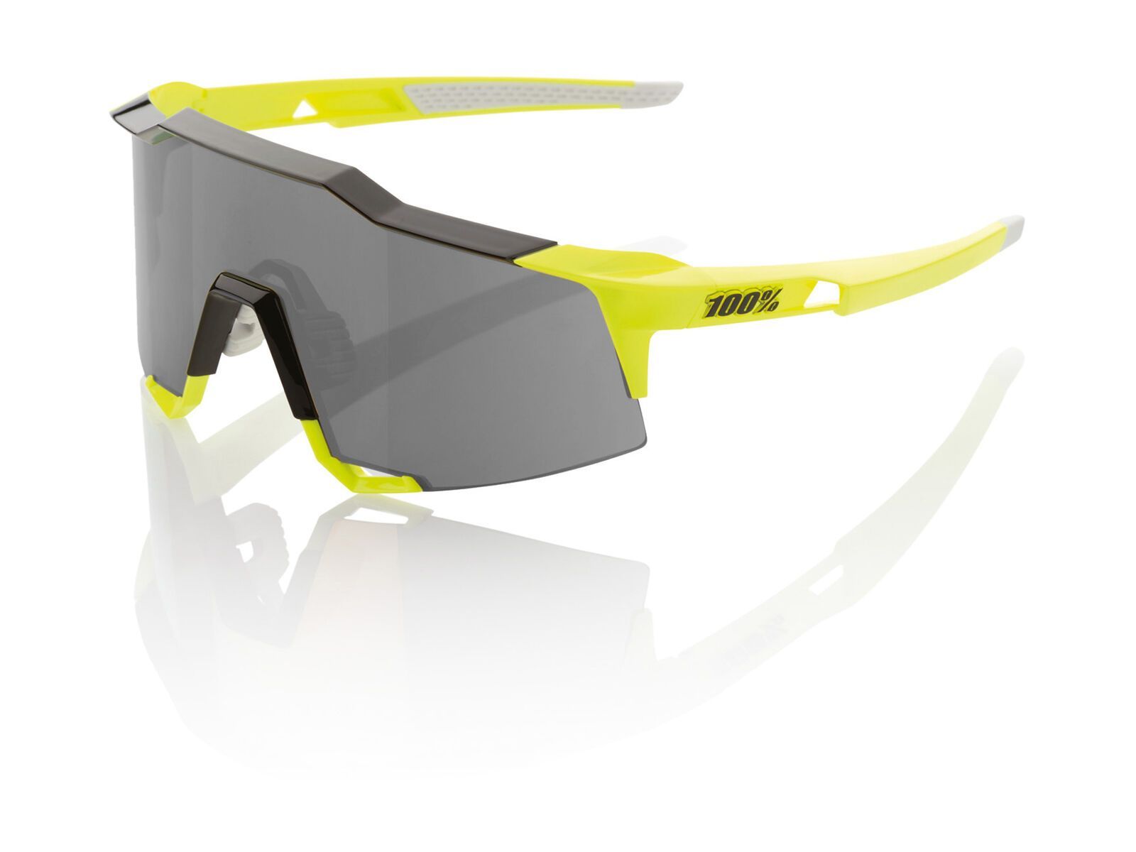 100% Speedcraft, neon yellow/Lens: smoke - Bild 1