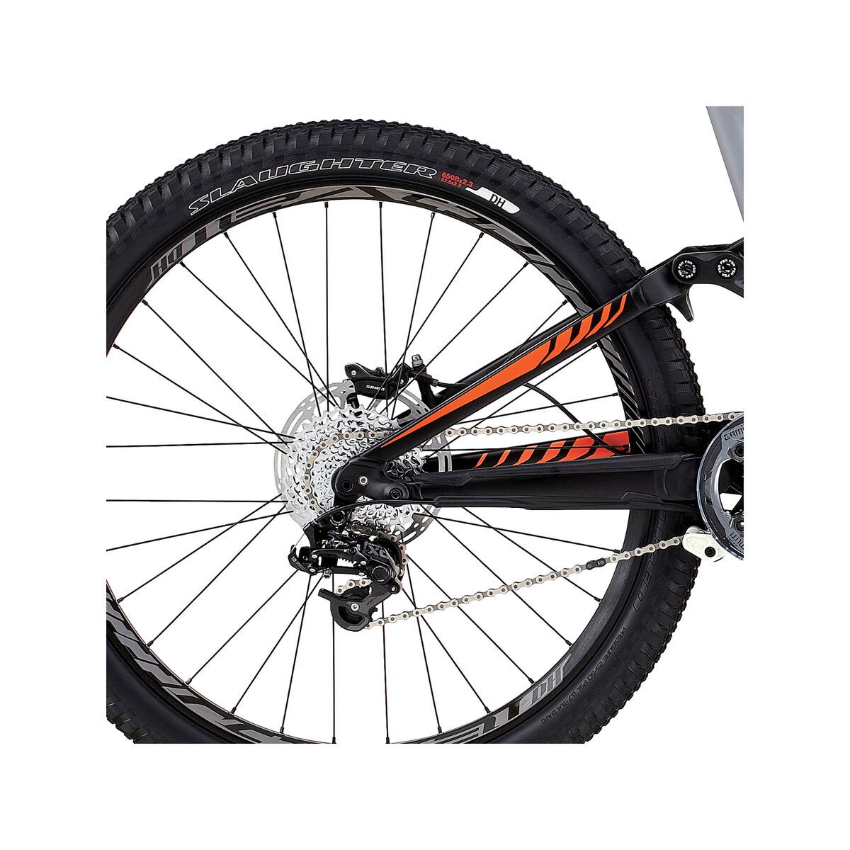 Specialized Enduro FSR Expert Evo 650b, satin cool gray/moto orange/slate - Bild 4