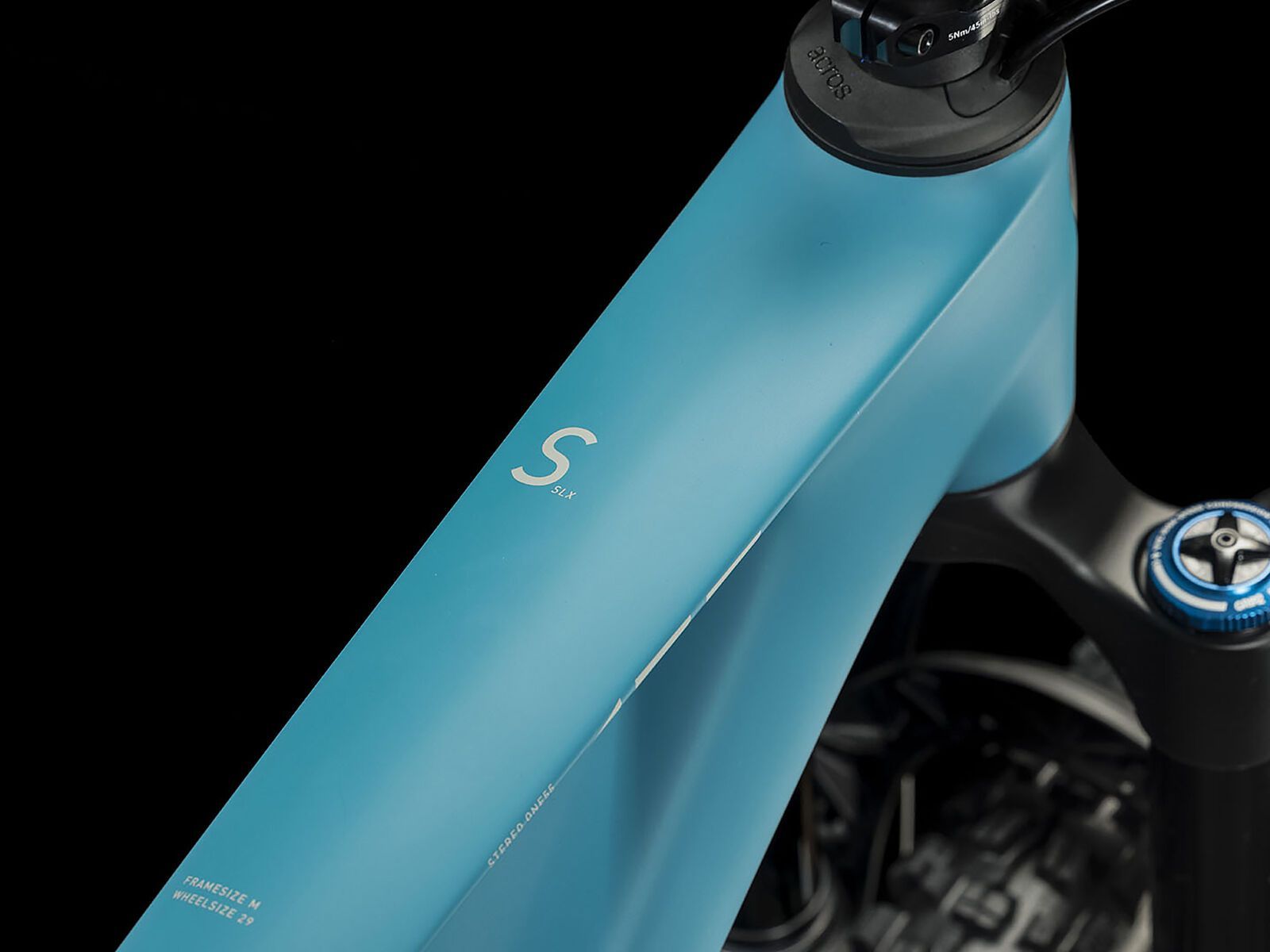 Cube Stereo One55 C:62 SLX 29, bondiblue´n´grey - Bild 3