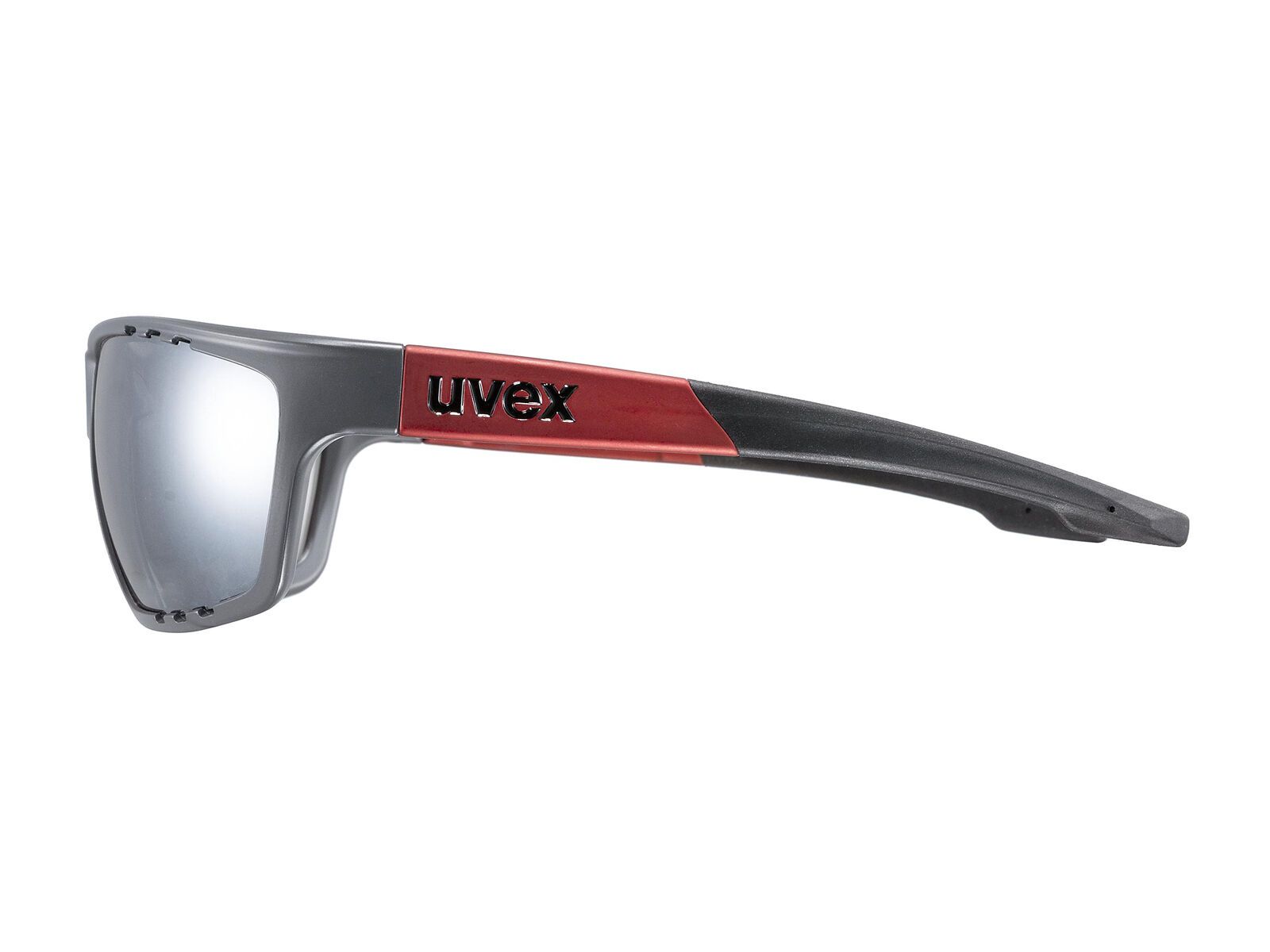 uvex sportstyle 706 Mirror Silver, grey red mat - Bild 2