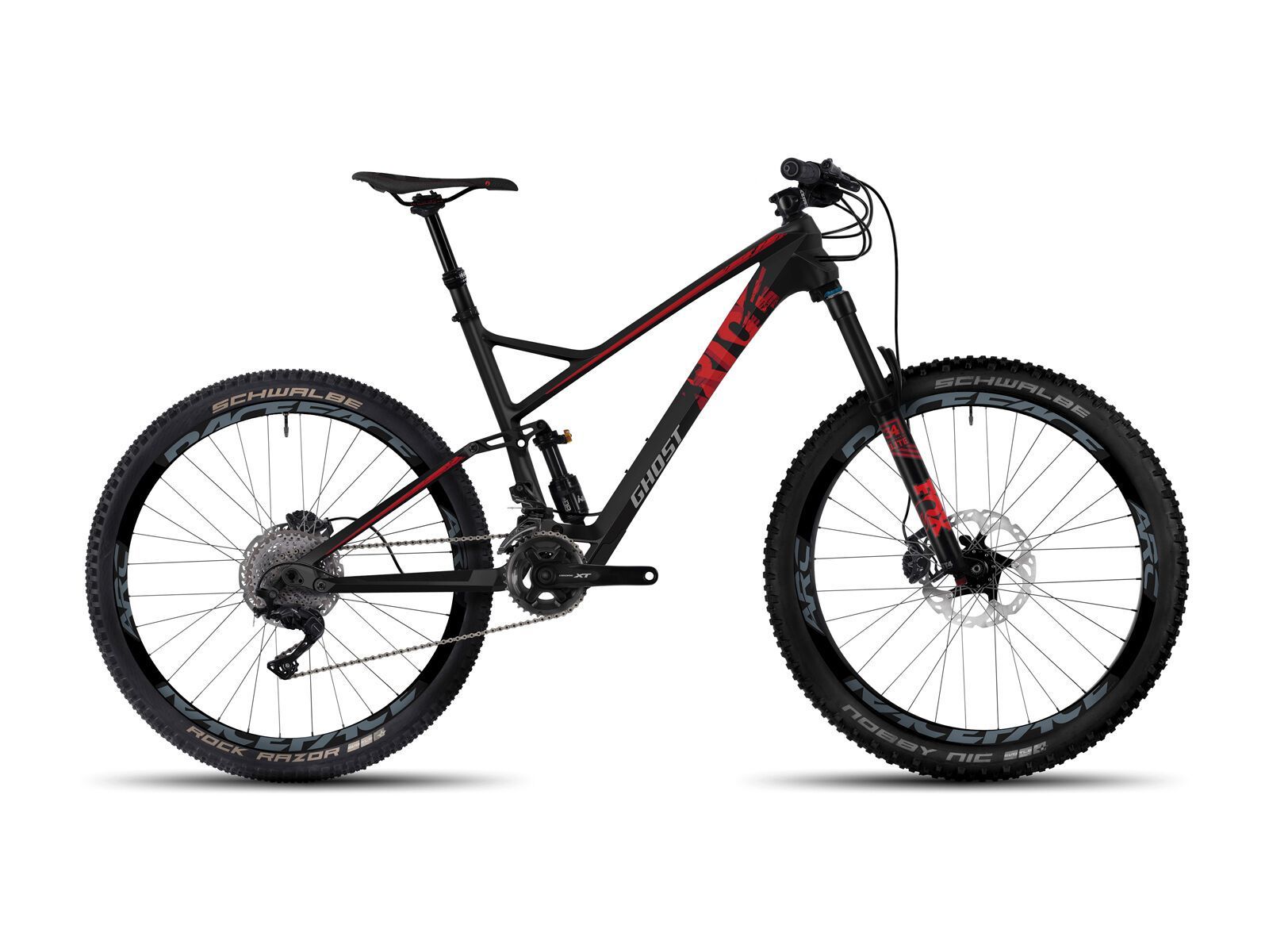 Ghost Riot 8 UC, night black/classic red/riot red - Bild 1