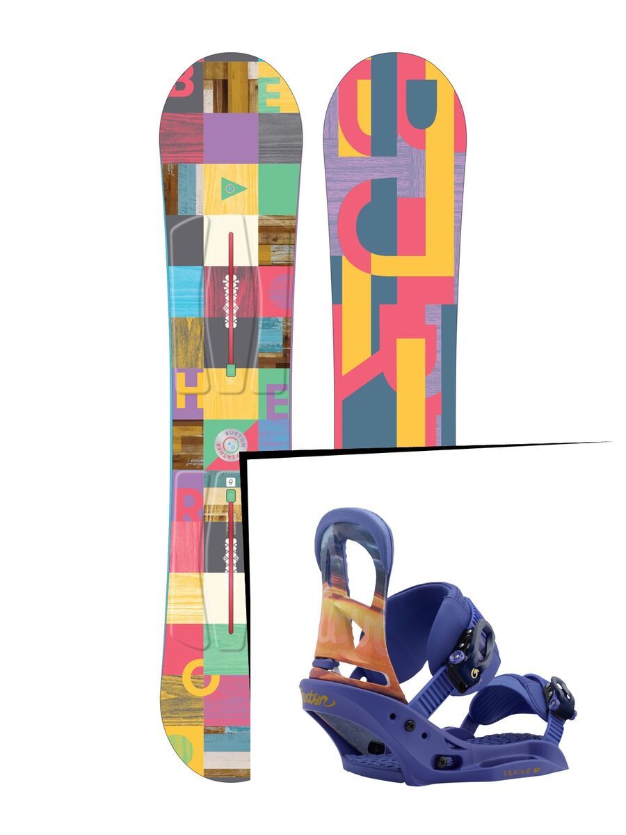 Set: Burton Feather 2017 +  Scribe EST (1712926S) - Bild 1