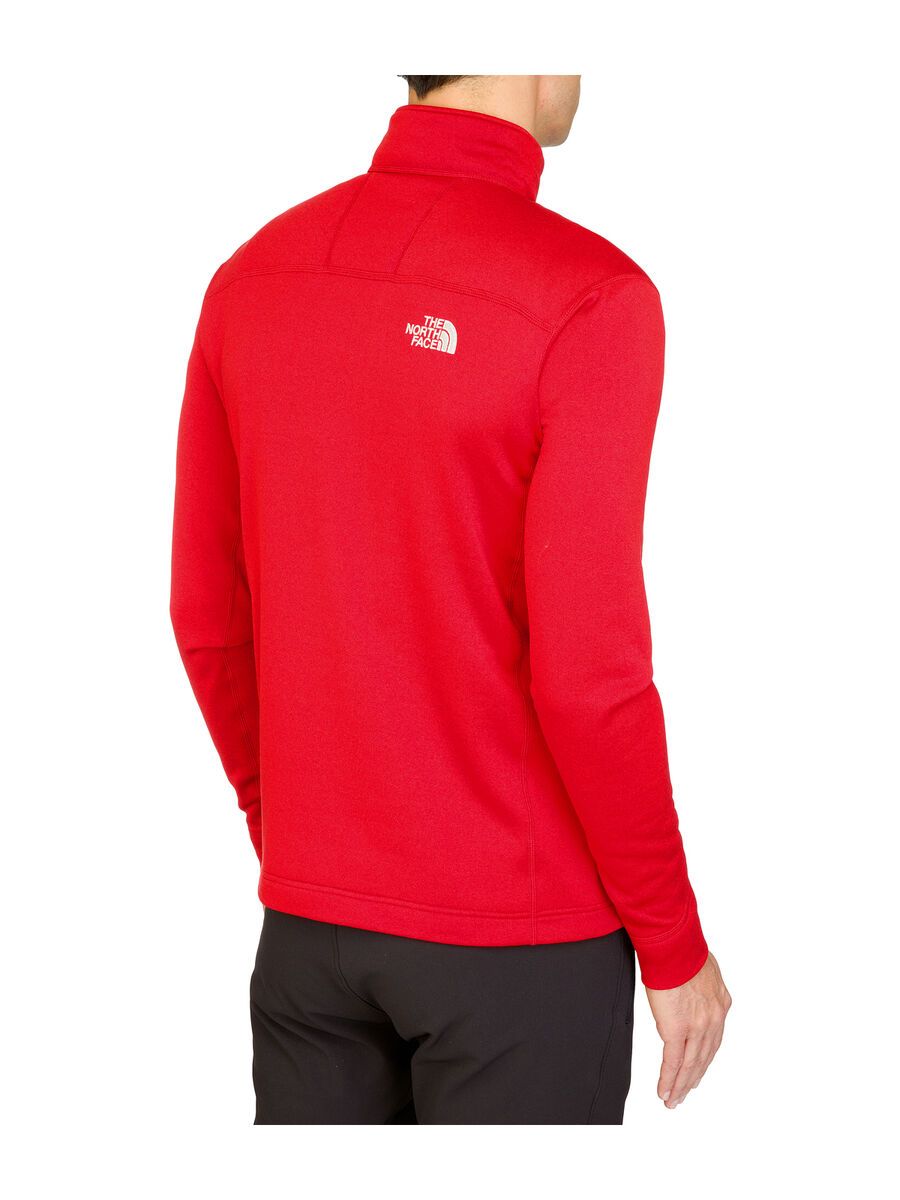 The North Face Mens Hadoken Full Zip Jacket, Salsa Red Heather - Bild 3