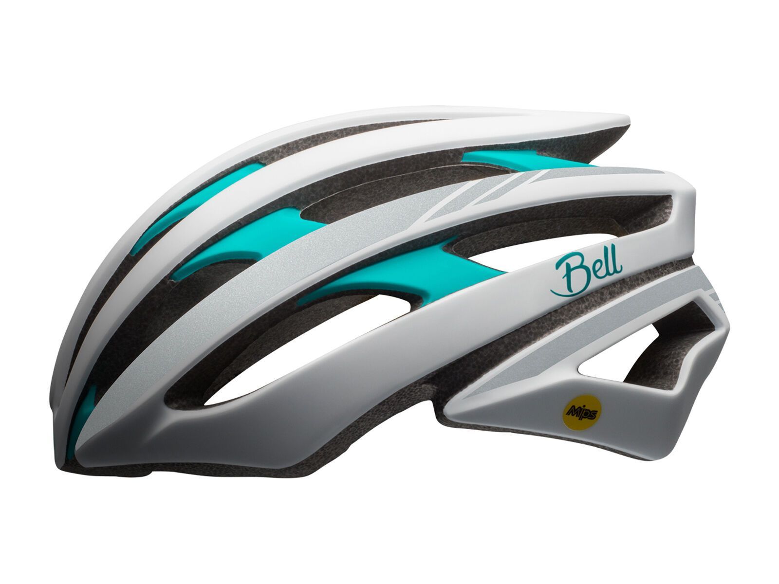 Bell Stratus Joy Ride MIPS, matte white/emerald reflective - Bild 1