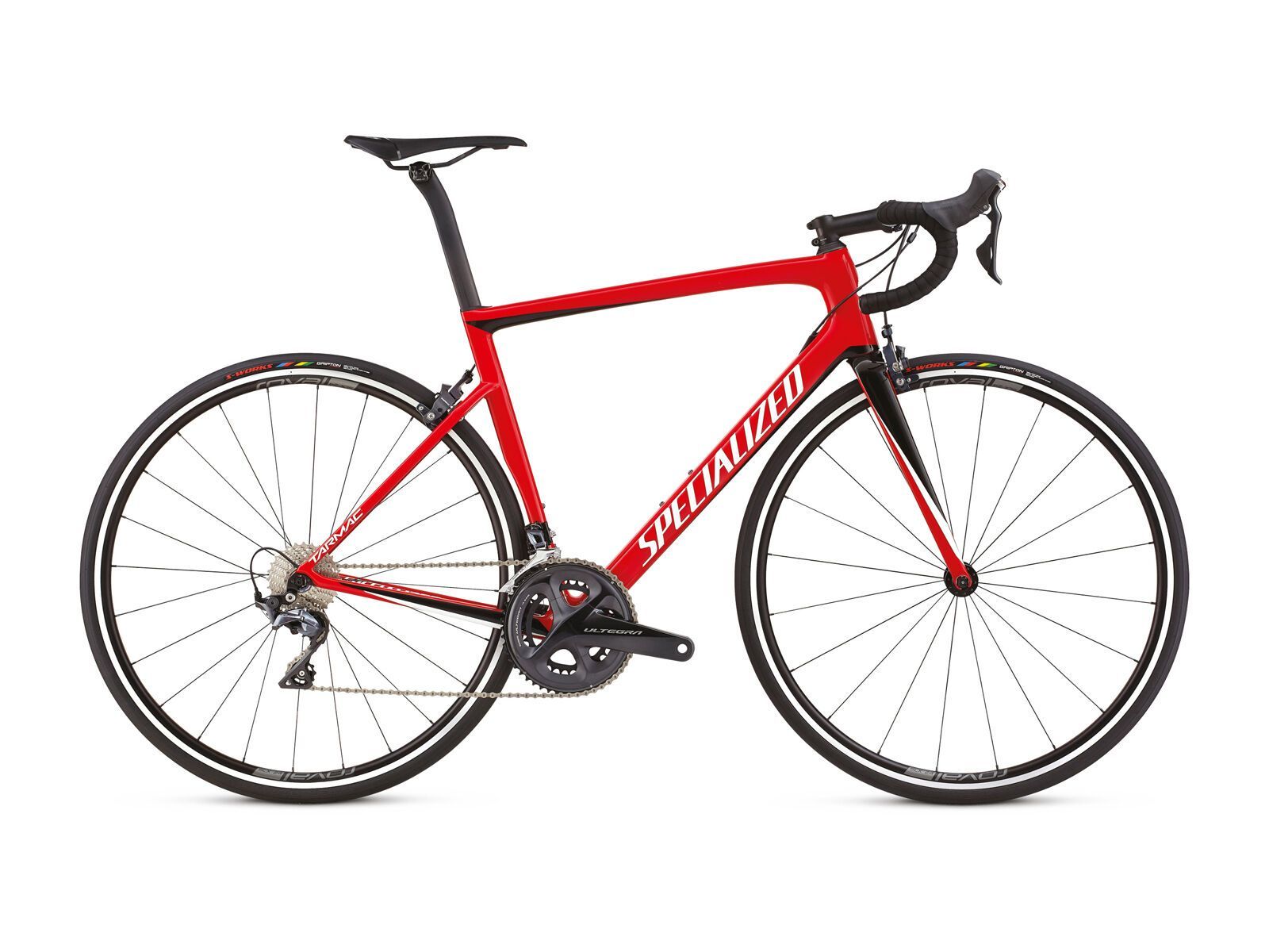 Specialized Tarmac Expert Ultegra, flo red/metallic white silver/tarmac black - Bild 1