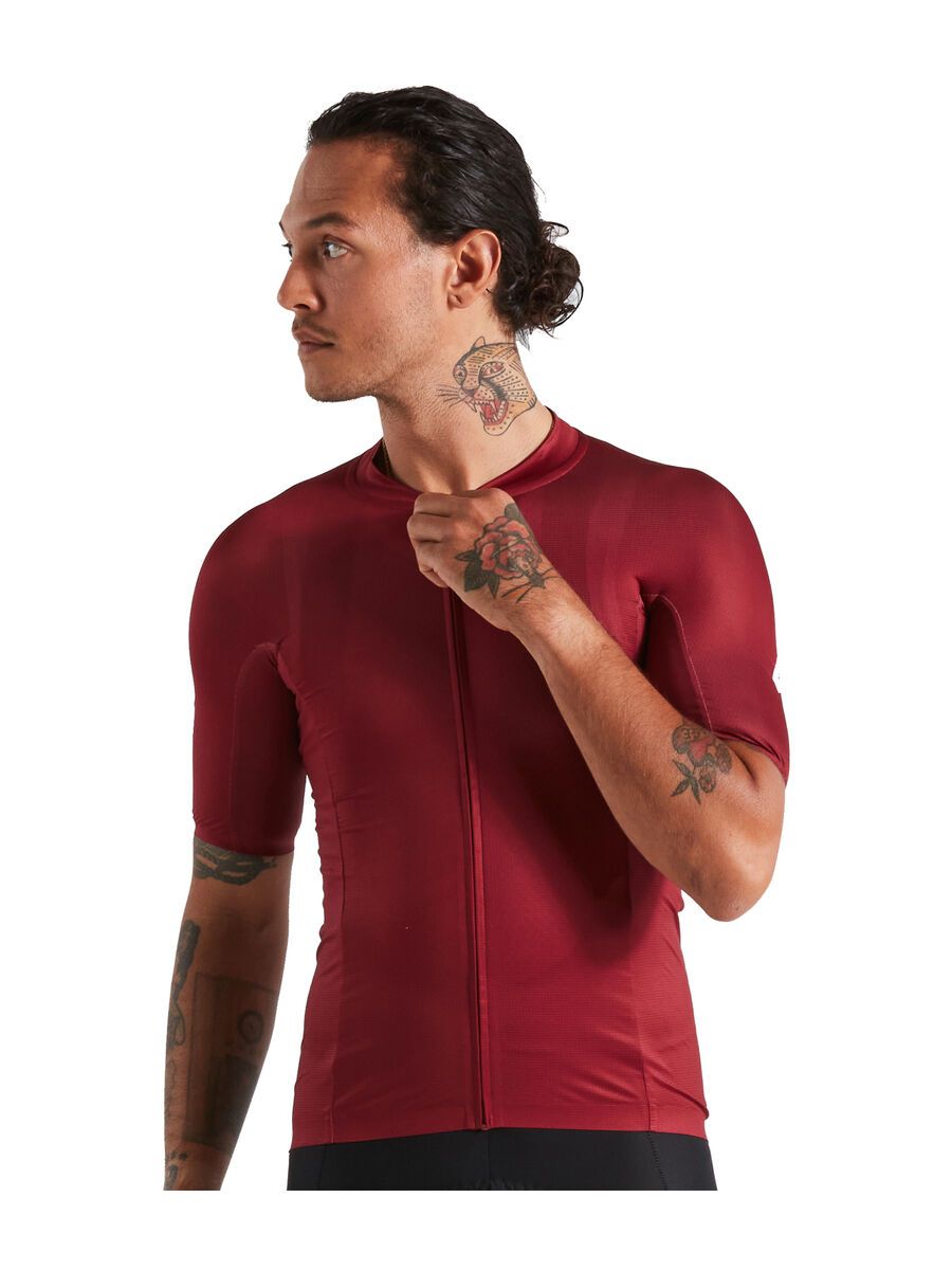Specialized Men's SL Race Logo Short Sleeve Jersey, maroon - Bild 1