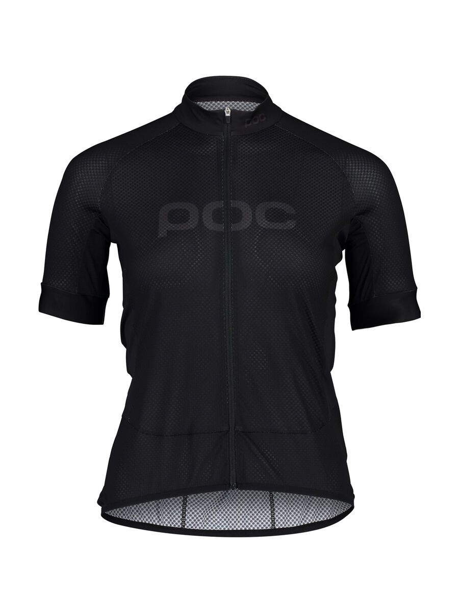 POC Essential Road Women's Logo Jersey, uranium black/uranium black - Bild 1