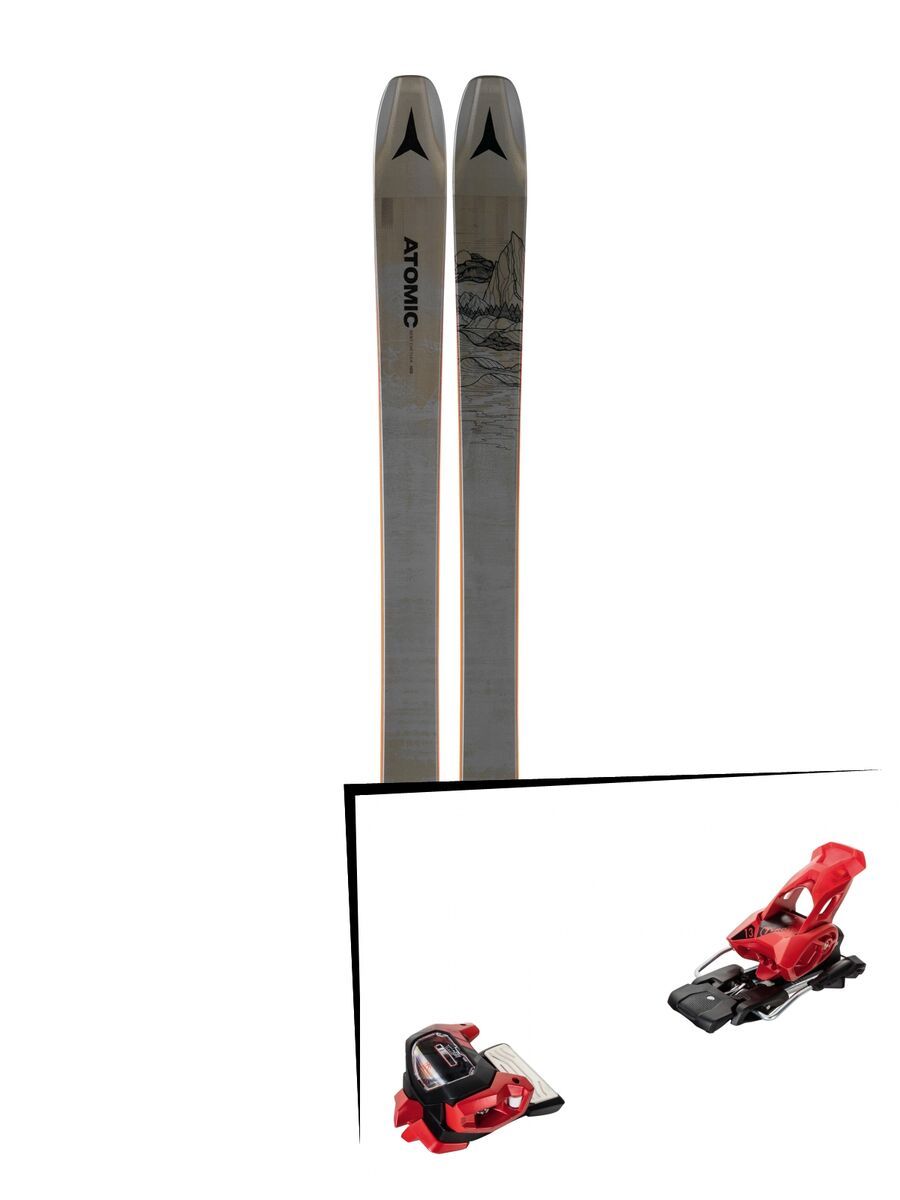 Set: Atomic Bent Chetler 100 2019 + Tyrolia Attack² 13 GW red - Bild 1
