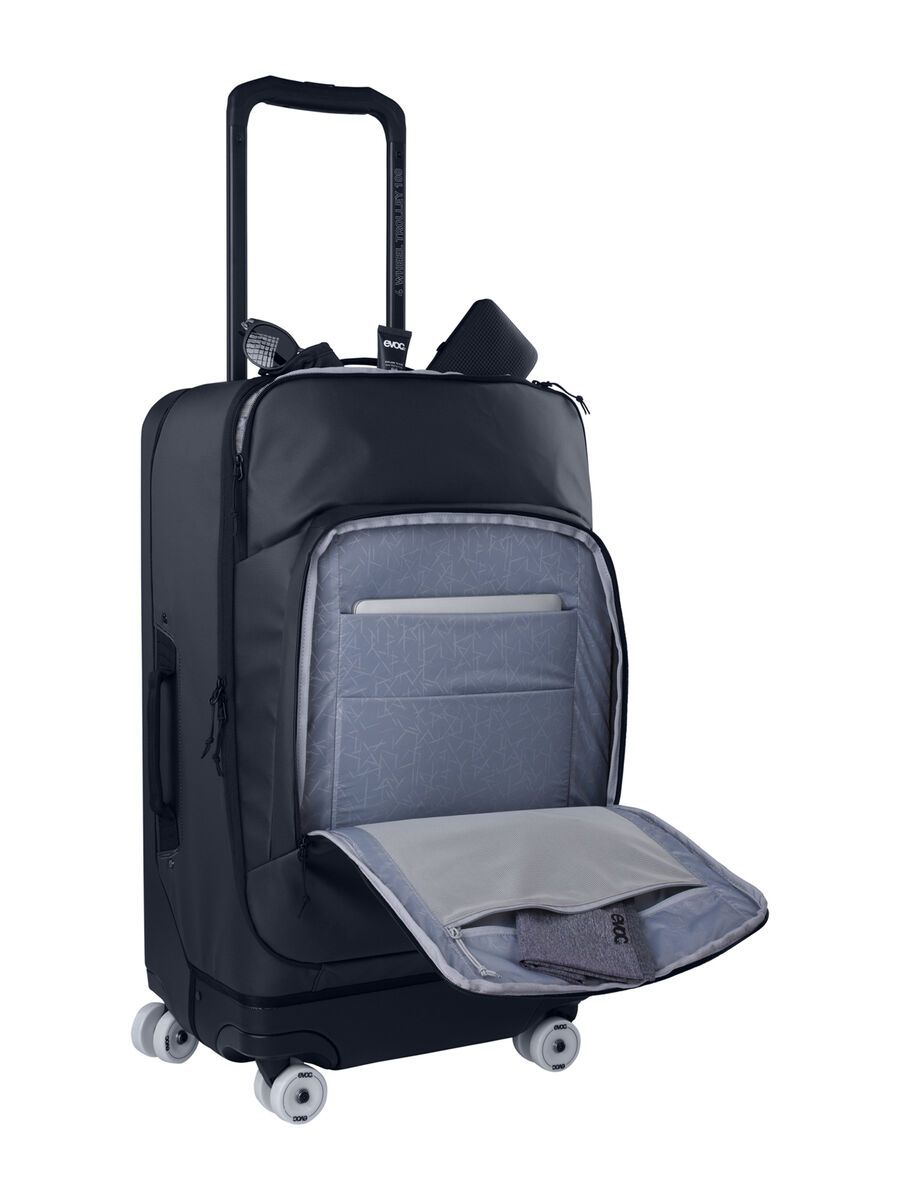 Evoc 4-Wheel Trolley 100, carbon grey/black - Bild 4
