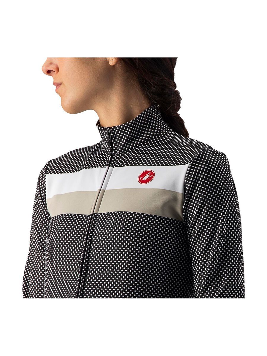 Castelli Volare LS Jersey, black/white-chalk - Bild 4