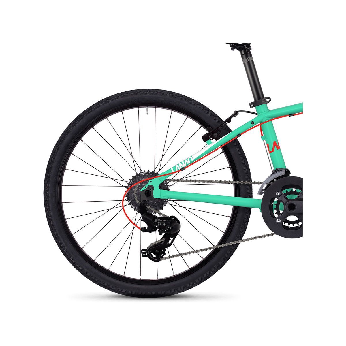 Ghost Lanao 2.4 AL, jade blue/star white/neon red - Bild 4