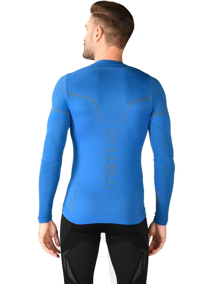 Iron-ic Long-Sleeve T-Shirt Performance 3DN Advance - Man, blue - Bild 3