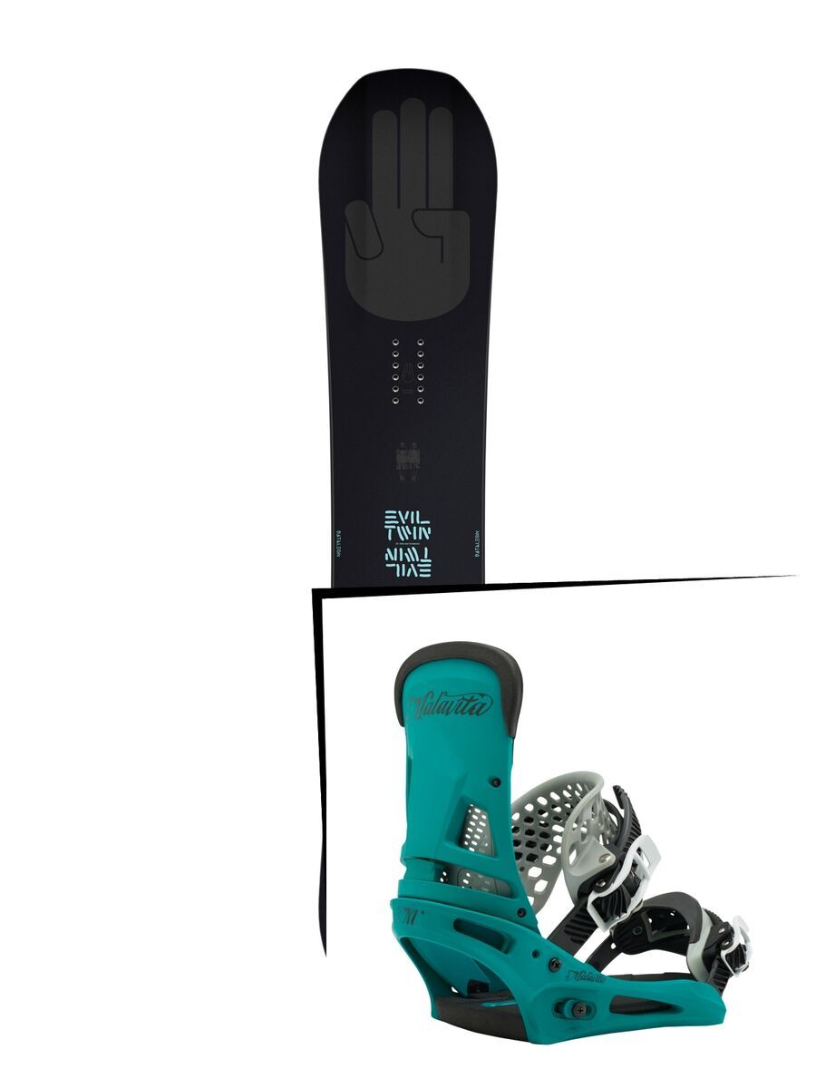 Set: Bataleon Evil Twin 2016 + Burton Malavita (1464112S) - Bild 1