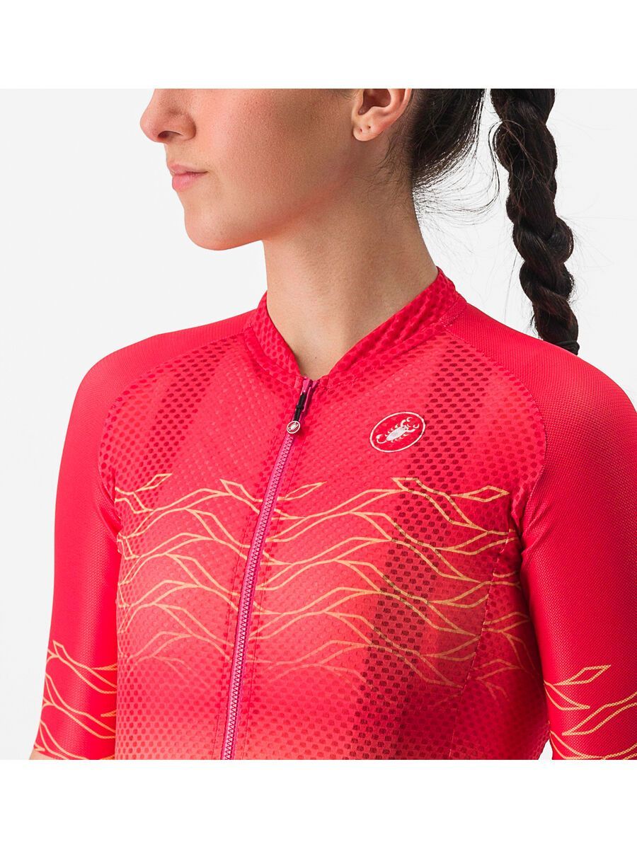 Castelli Climber's 2.0 W Jersey, hibiscus/soft orange - Bild 6