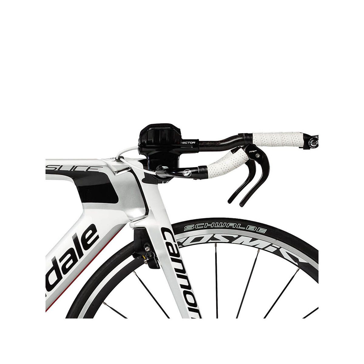 Cannondale Slice RS Ultegra, magnesium white w/ jet black and race red gloss - Bild 4