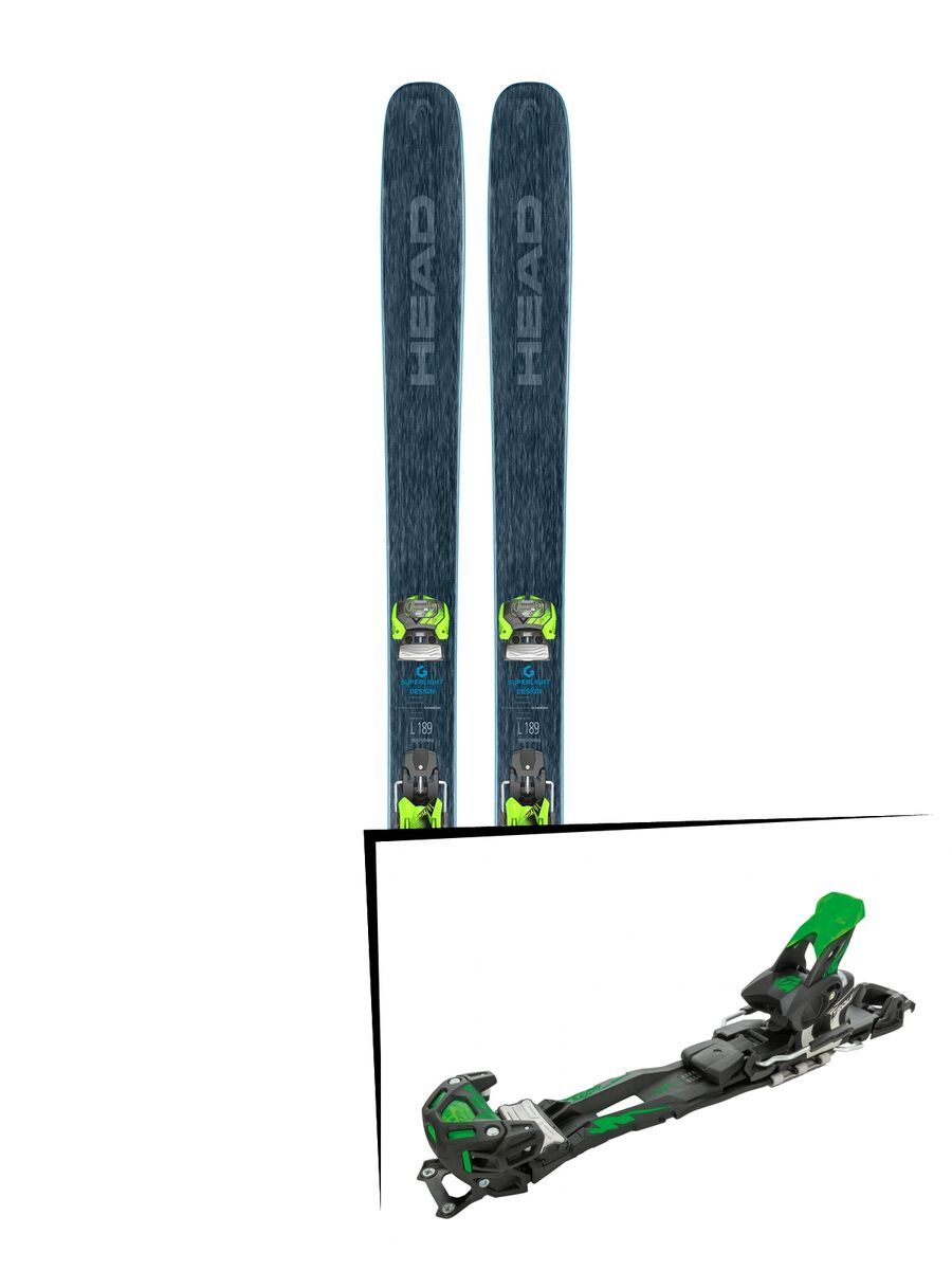 Set: Head Kore 117 2018 + Tyrolia Adrenalin 16 solid black flash green - Bild 1