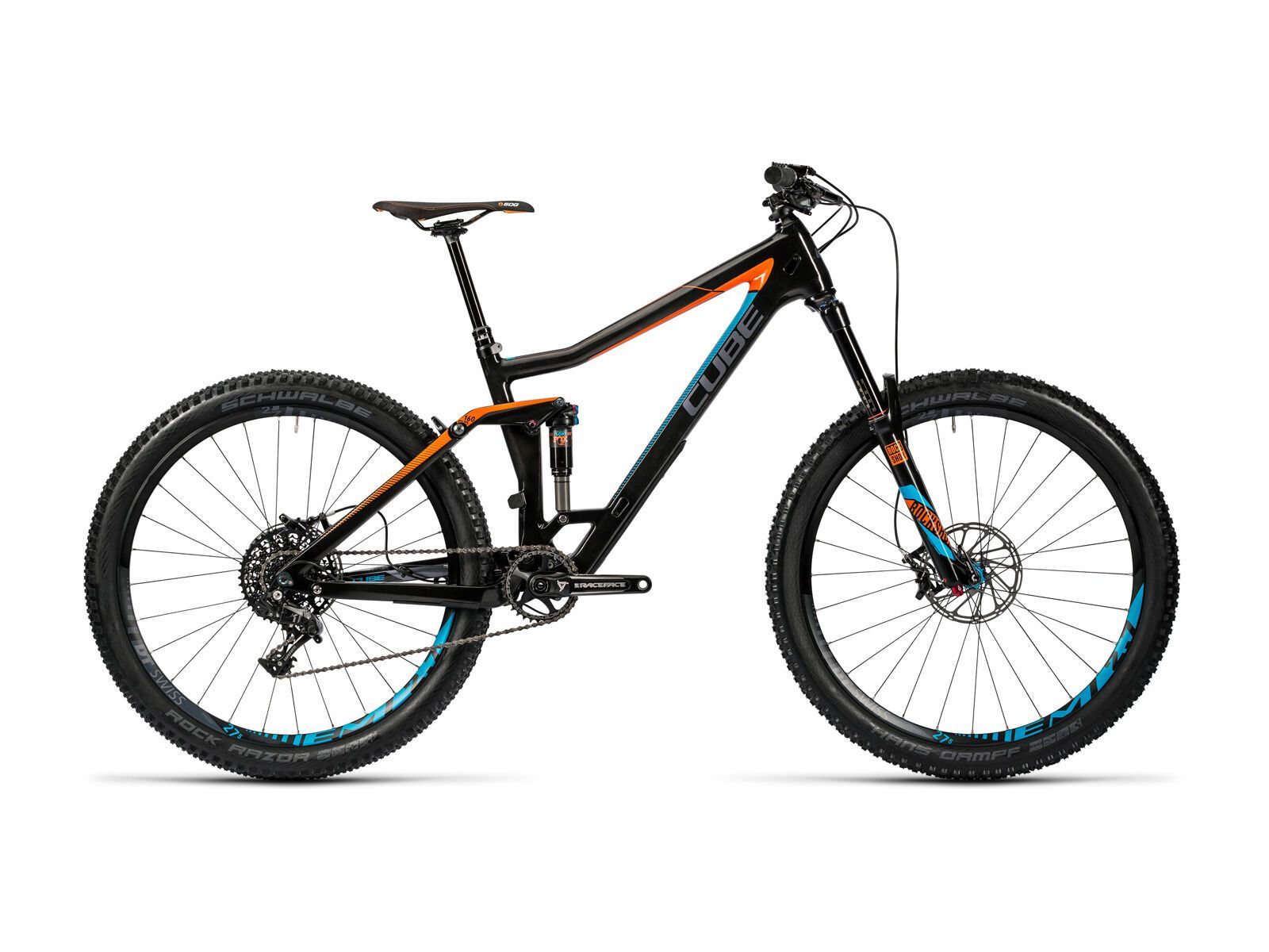 Cube Stereo 160 C:62 SL 27.5, carbon´n´flashorange - Bild 1