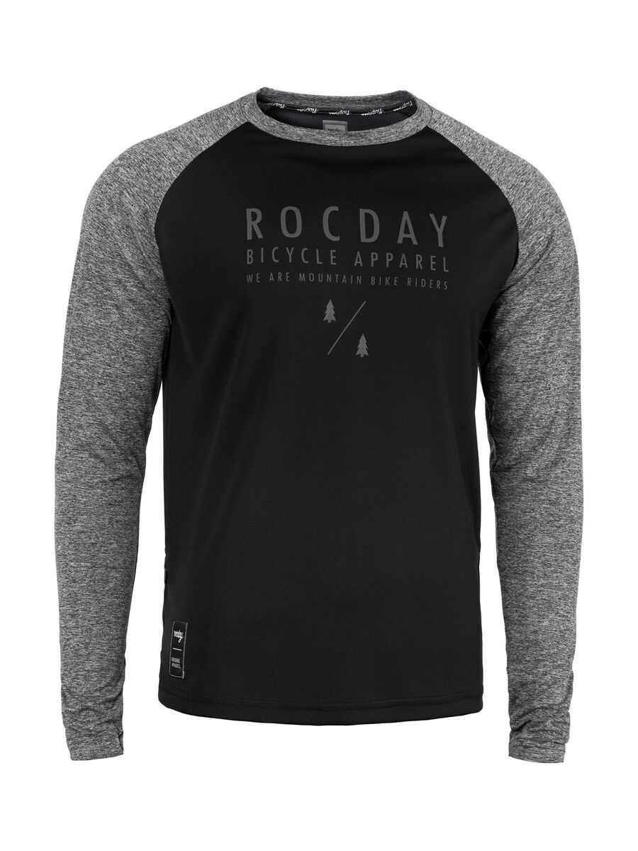Rocday Manual Jersey, black / melange - Bild 1