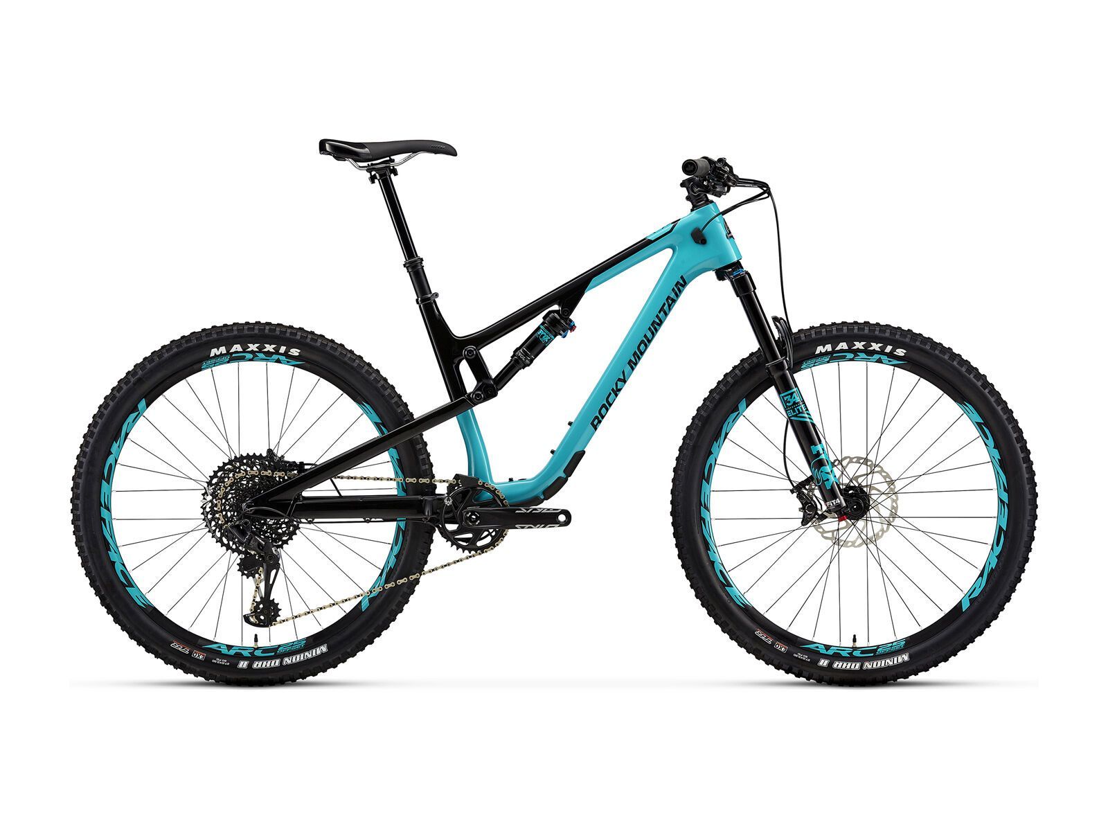 Rocky Mountain Thunderbolt Carbon 70, billy ocean/black in black - Bild 1