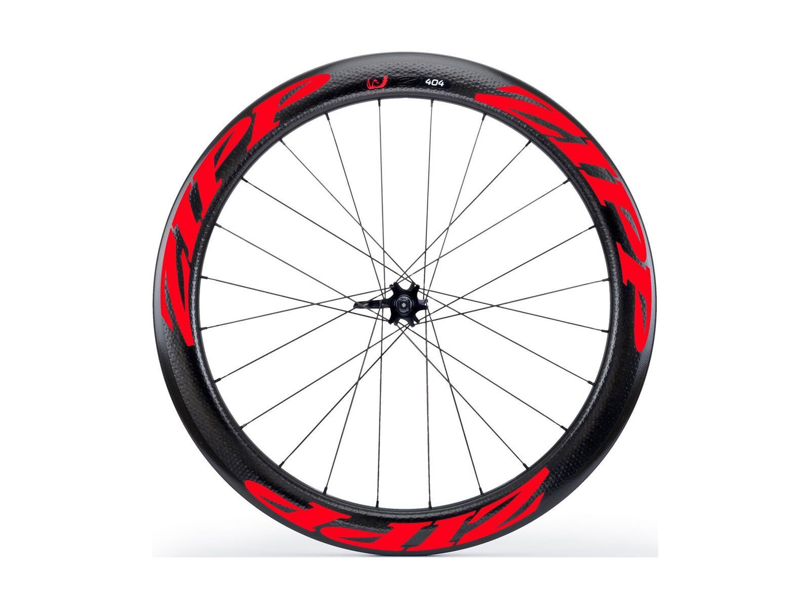 Zipp 404 Firecrest Tubular Disc-brake, schwarz/rot - Bild 1