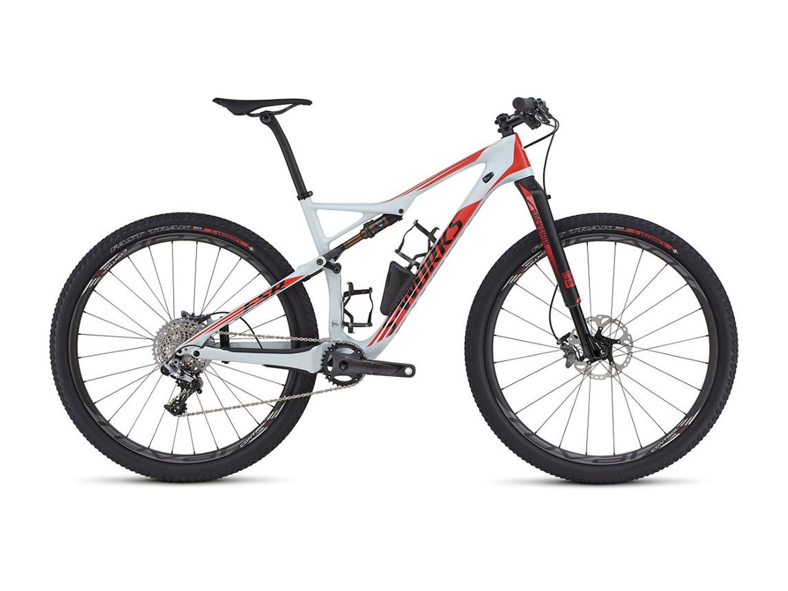 Specialized S-Works Epic FSR 29 World Cup, satin/gloss baby blue/rocket red/black - Bild 1