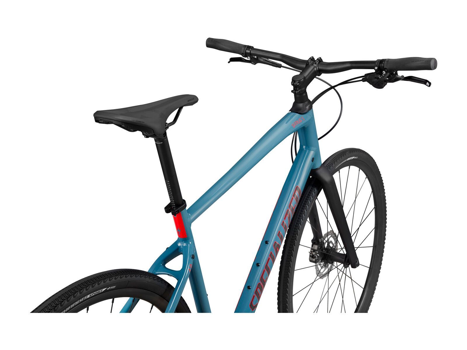 Specialized Sirrus X 4.0, storm grey/rocket red/satin black reflective - Bild 6