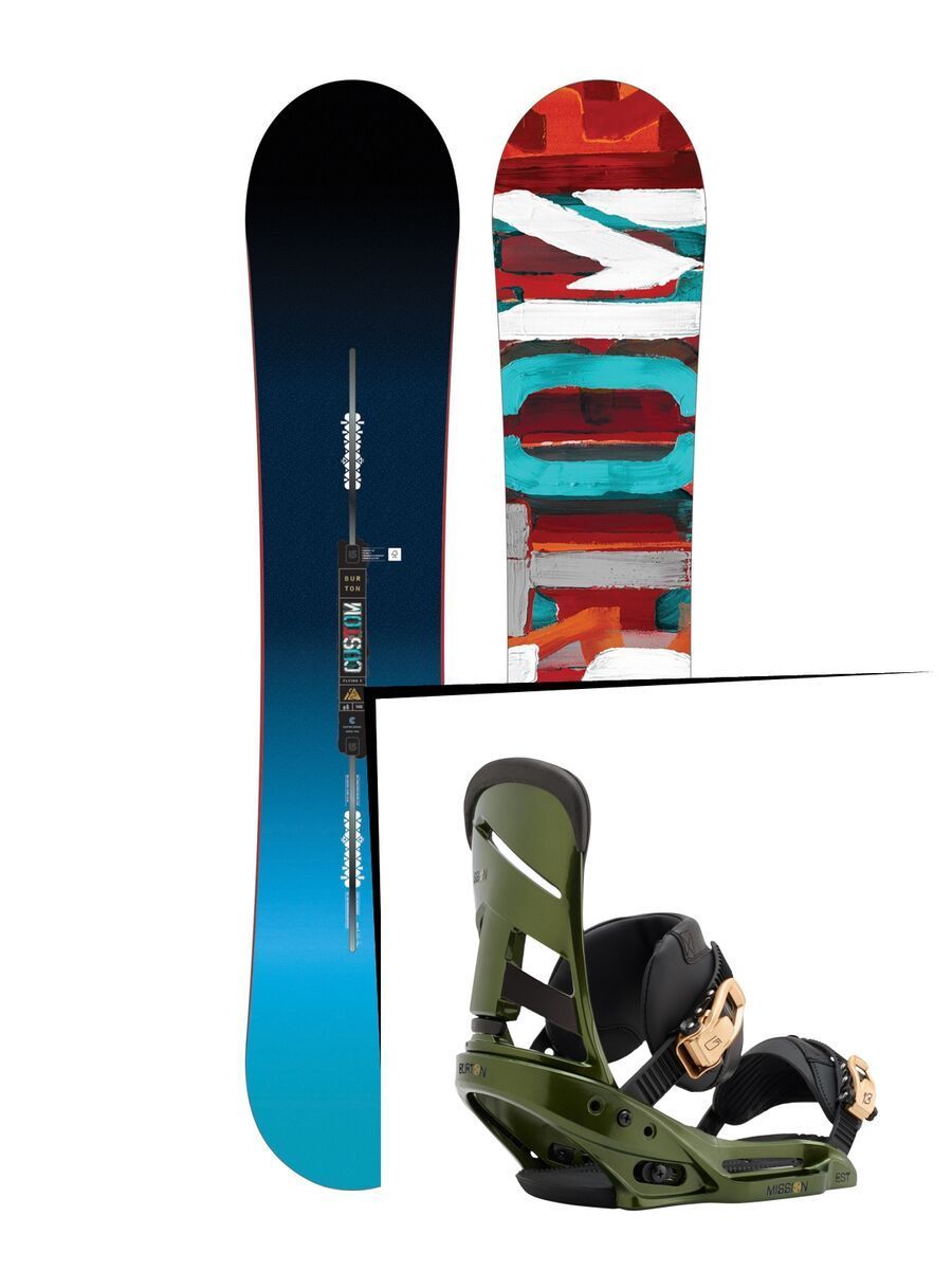 Set: Burton Custom Flying V 2017 +  Mission EST (1712894S) - Bild 1