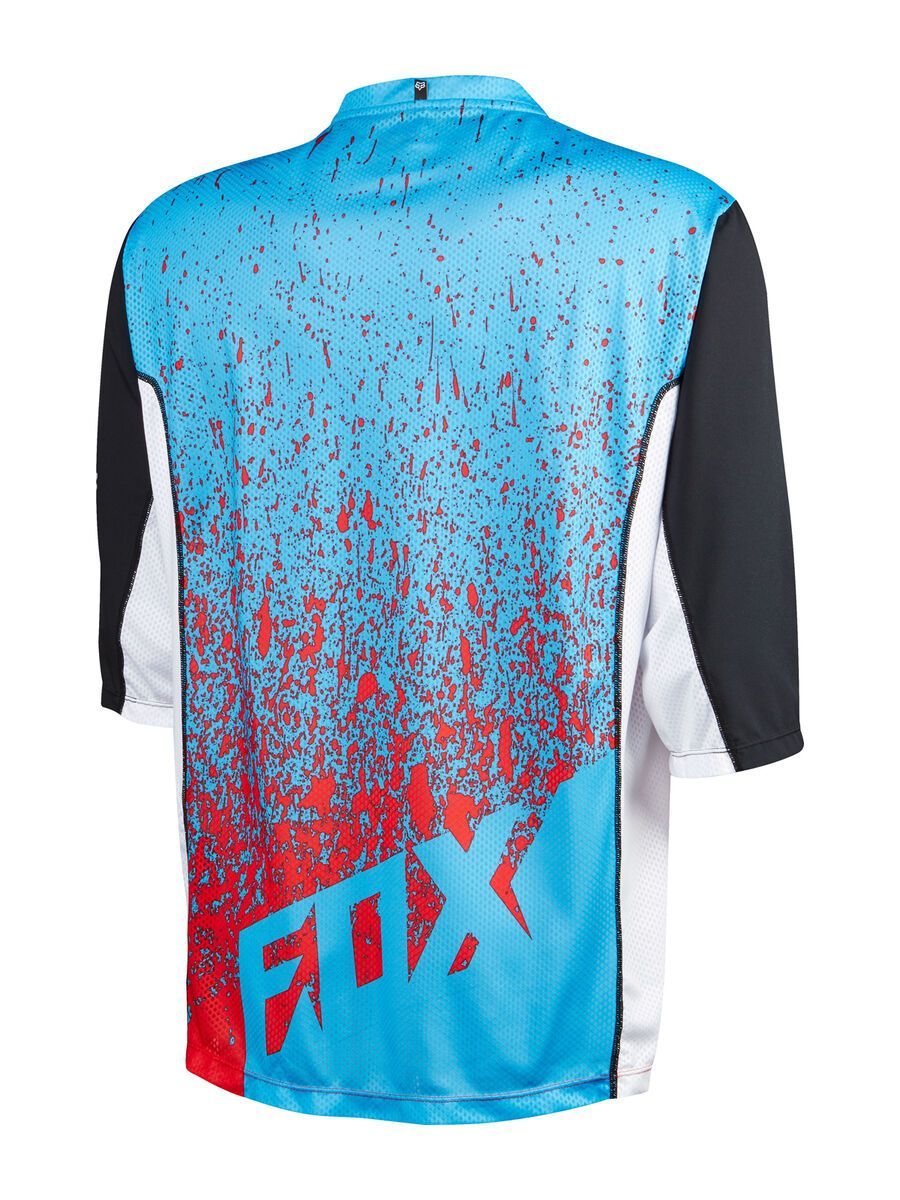 Fox Attack 3/4 Jersey, cyan - Bild 2