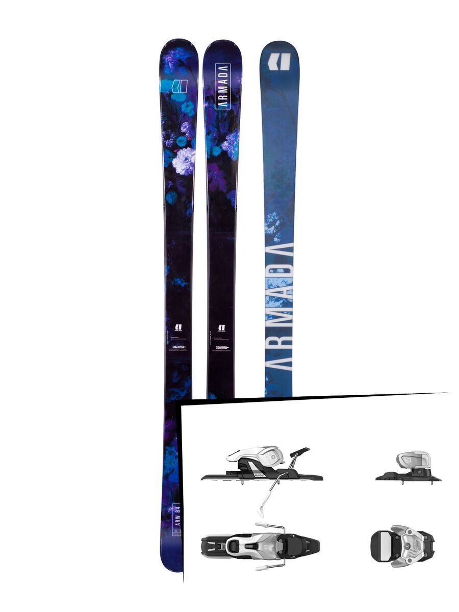 Set: Armada Arw 84 2018 + Salomon Warden 11 silver/white - Bild 1