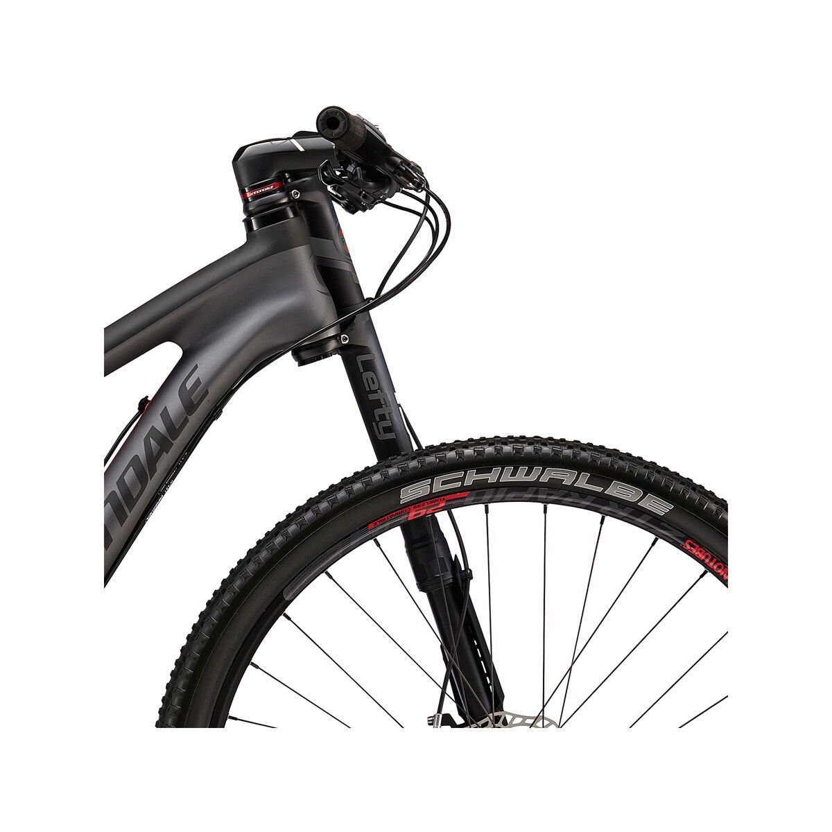 Cannondale Scalpel 29 Carbon 3, jet black with charcoal gray. race red, matte - Bild 5