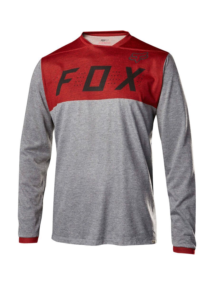 Fox Indicator LS Jersey, heather red - Bild 1