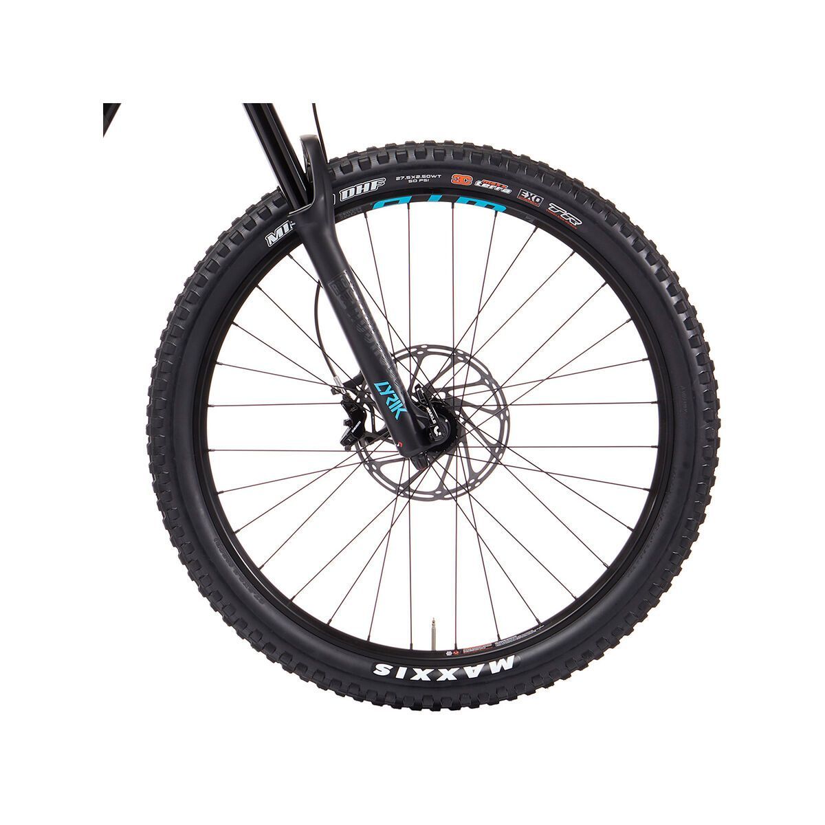 Kona Process 153 CR 27.5, matt charcoal w/ gloss black & ice blue decals - Bild 3