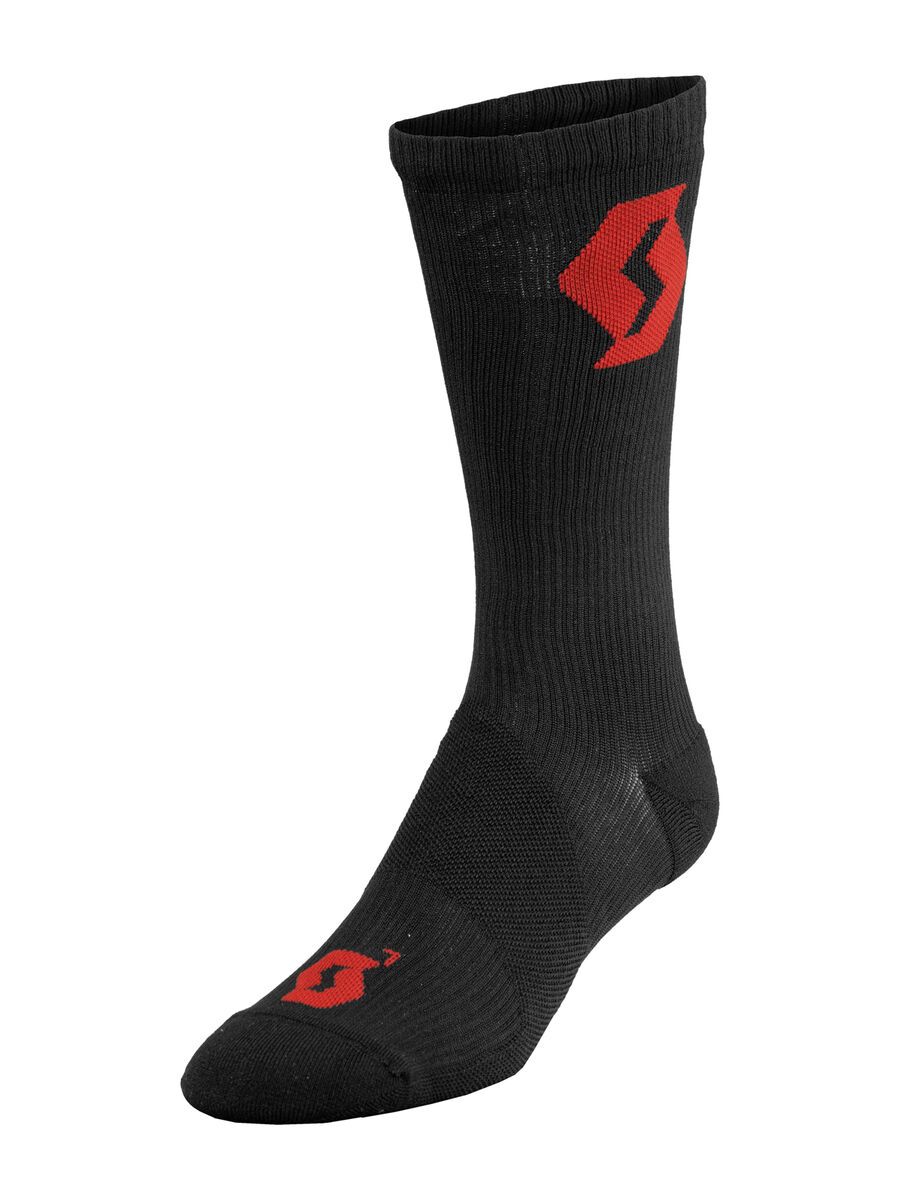 Scott Endurance Long Socken, black/red - Bild 1