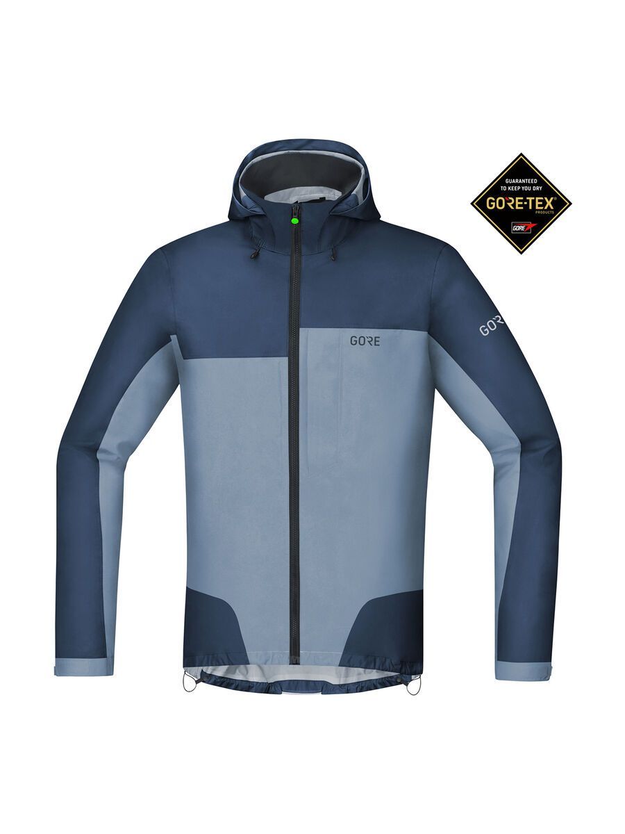 GOREWEAR C5 Gore-Tex Active Trail Kapuzenjacke, deep water blue/cloudy blue - Bild 2
