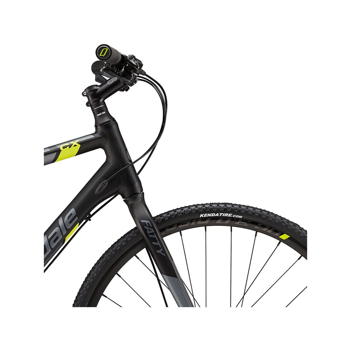 Cannondale Quick CX 4, jet black with charcoal grey and neon spring, matte - Bild 5