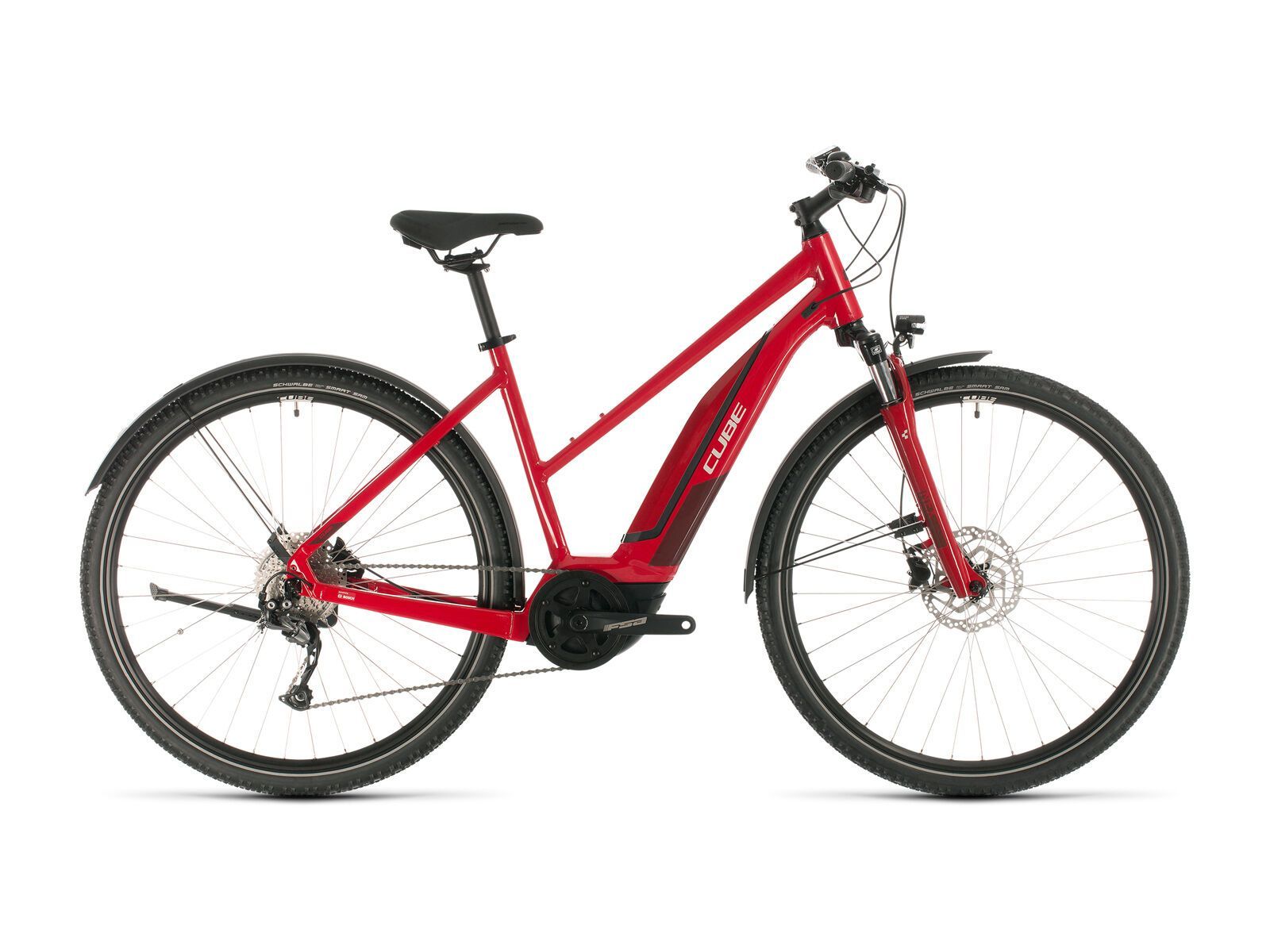 *** 2. Wahl *** Cube Nature Hybrid ONE Allroad 400 Trapeze 2020, red´n´red - E-Bike | Größe 46 cm - Bild 1